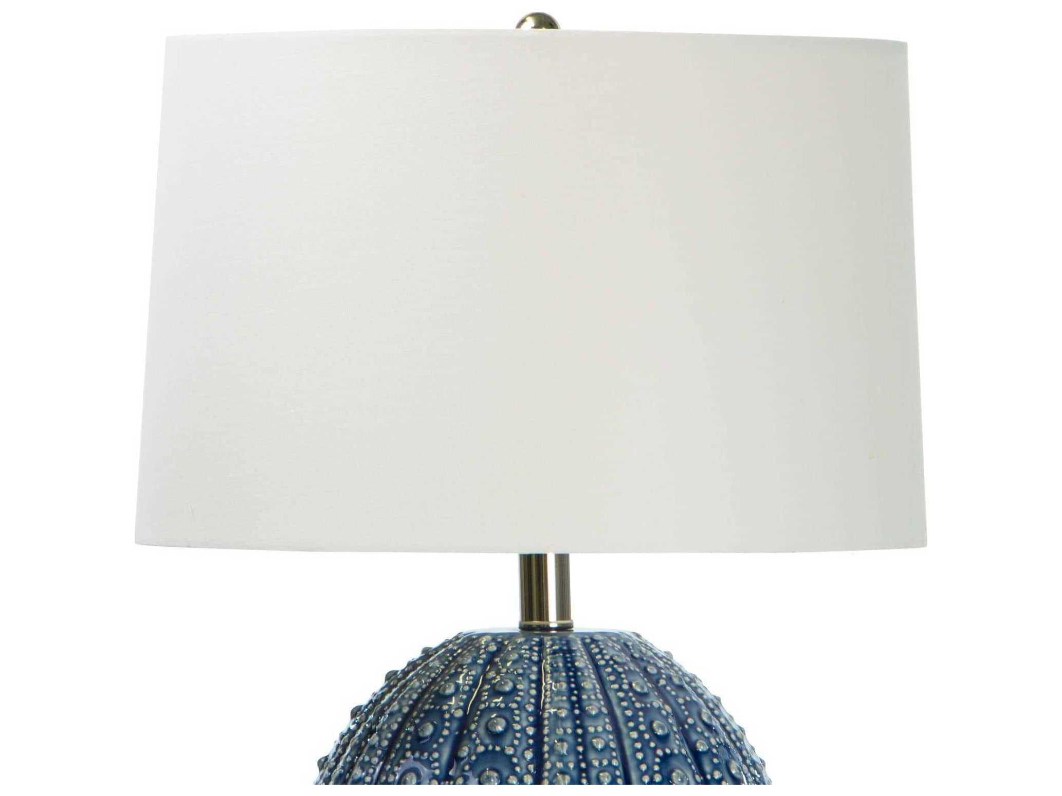 Regina Andrew Sanibel Blue Polished Nickel Table Lamp