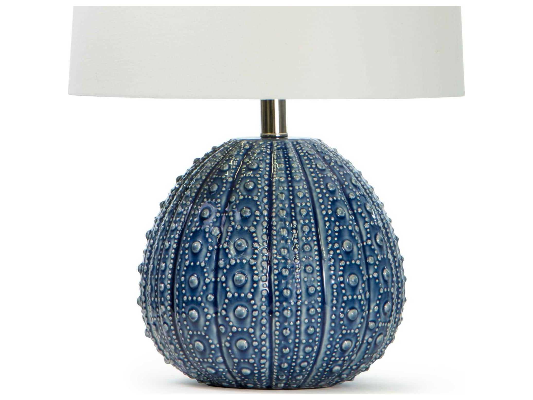 Regina Andrew Sanibel Blue Polished Nickel Table Lamp