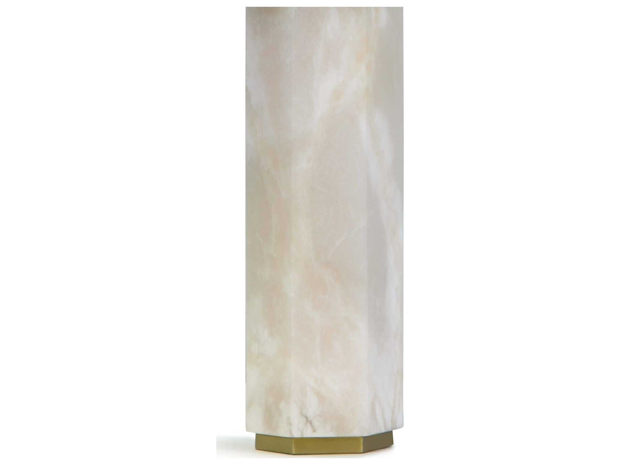 Regina Andrew Gear Natural Linen White Buffet Lamp