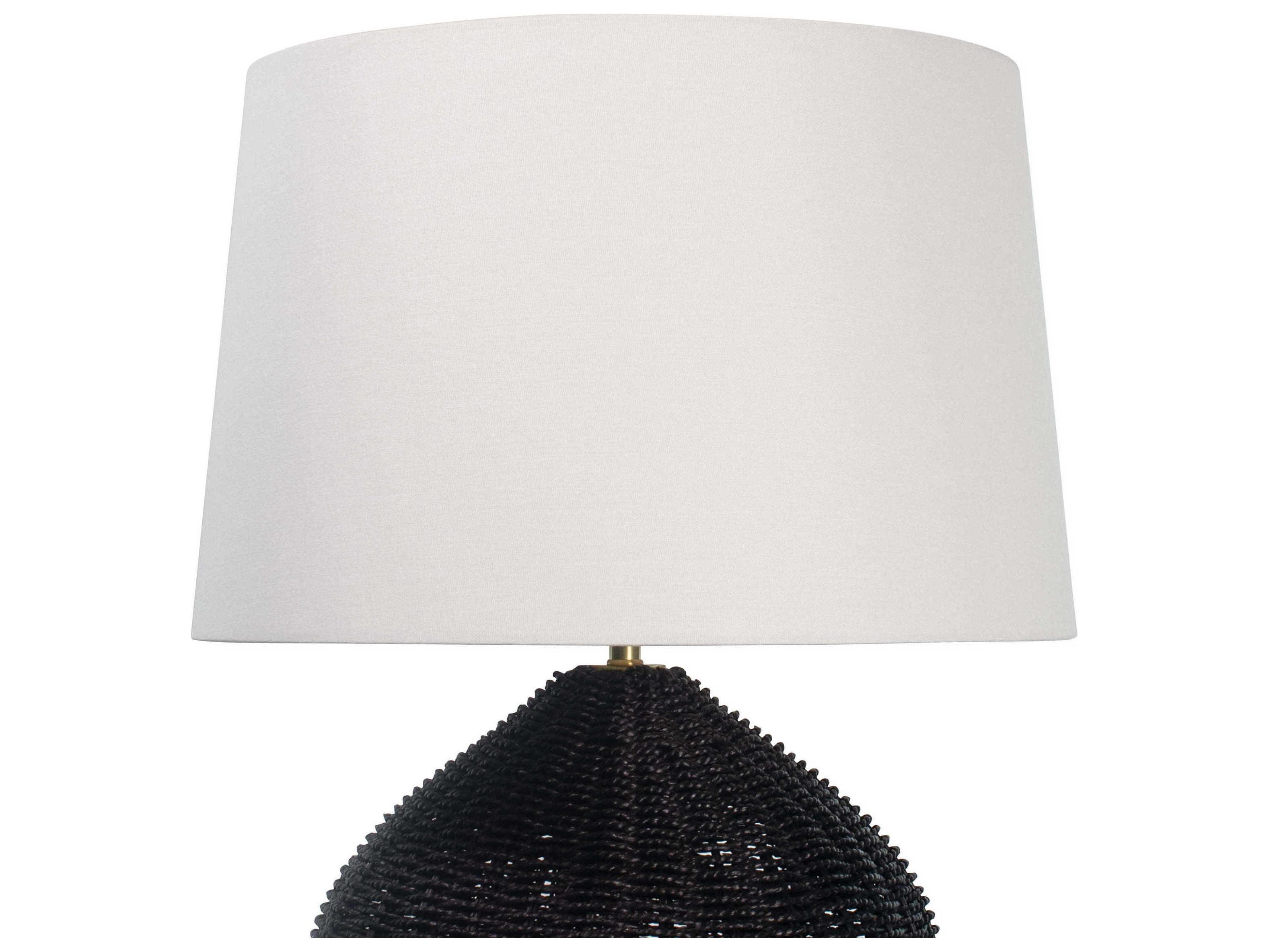 Regina Andrew Georgian Black Polished Brass Buffet Lamp