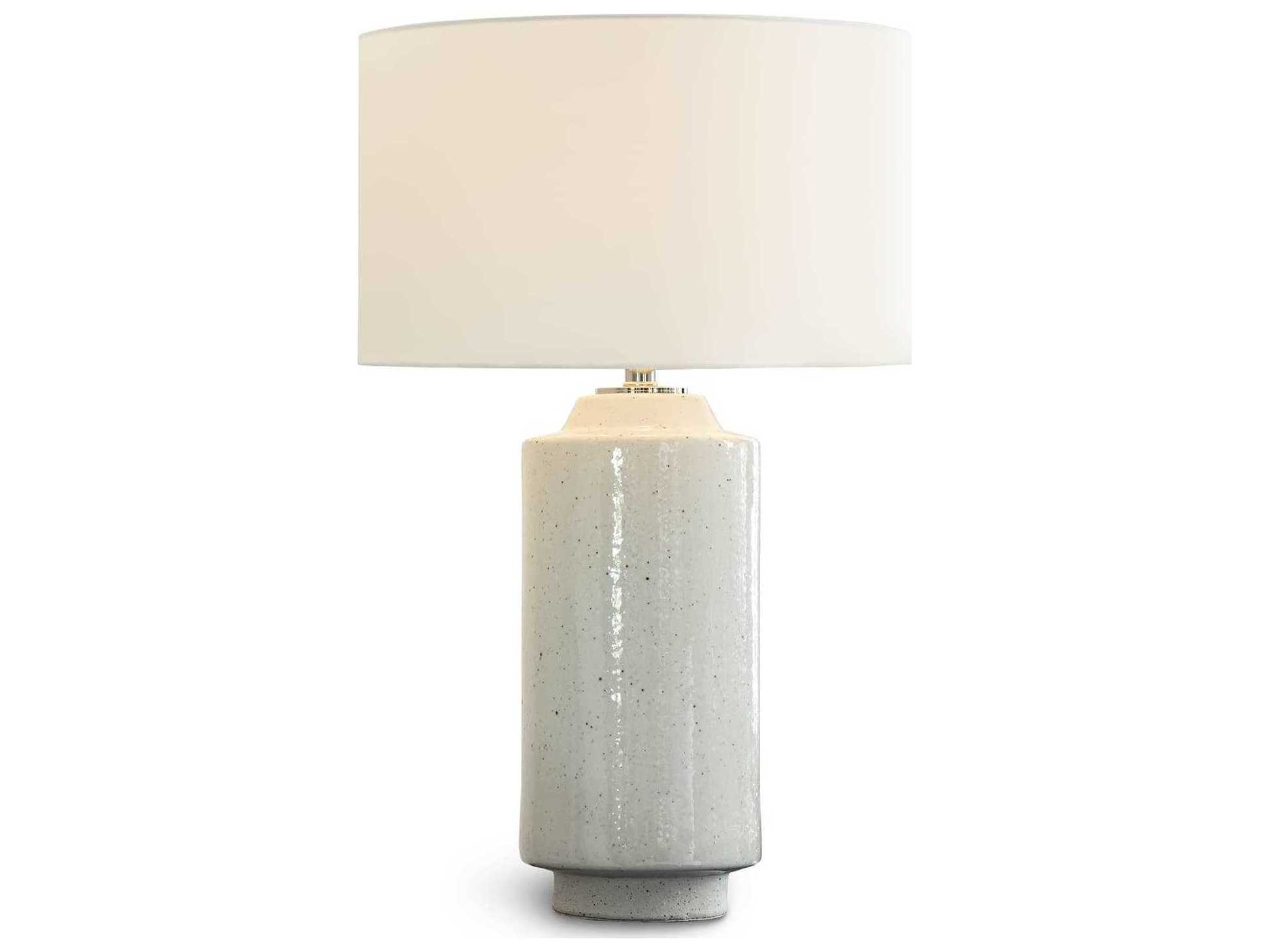 Regina Andrew Markus White Polished Nickel Buffet Lamp