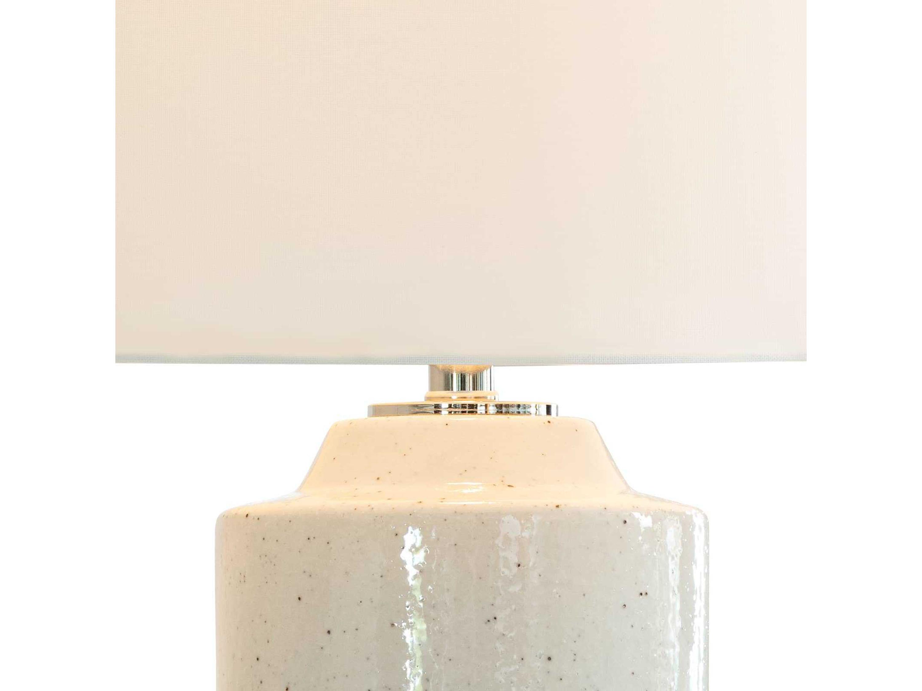 Regina Andrew Markus White Polished Nickel Buffet Lamp