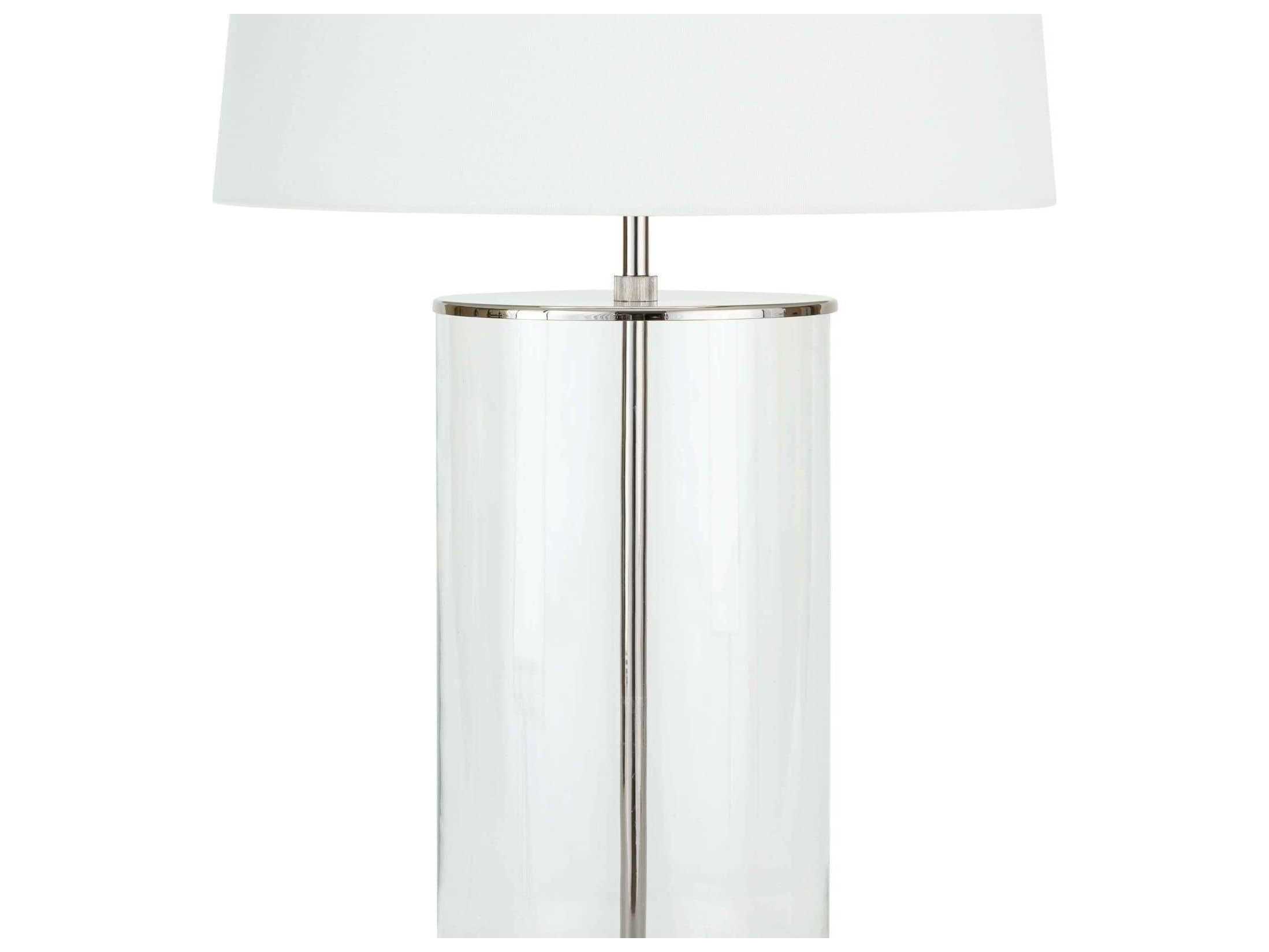 Regina Andrew Magelian Clear Polished Nickel Glass Buffet Lamp