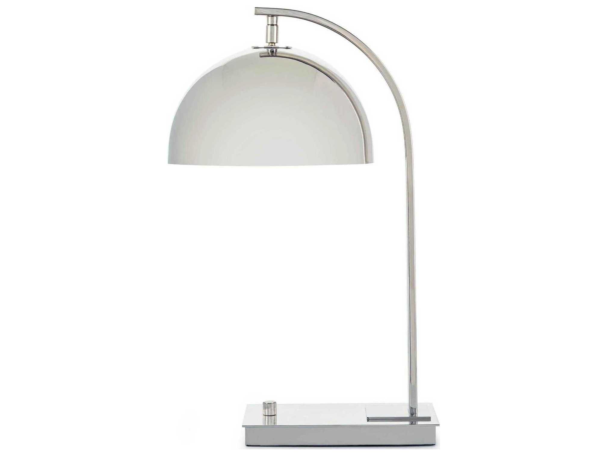 Regina Andrew Otto Polished Nickel Desk Lamp