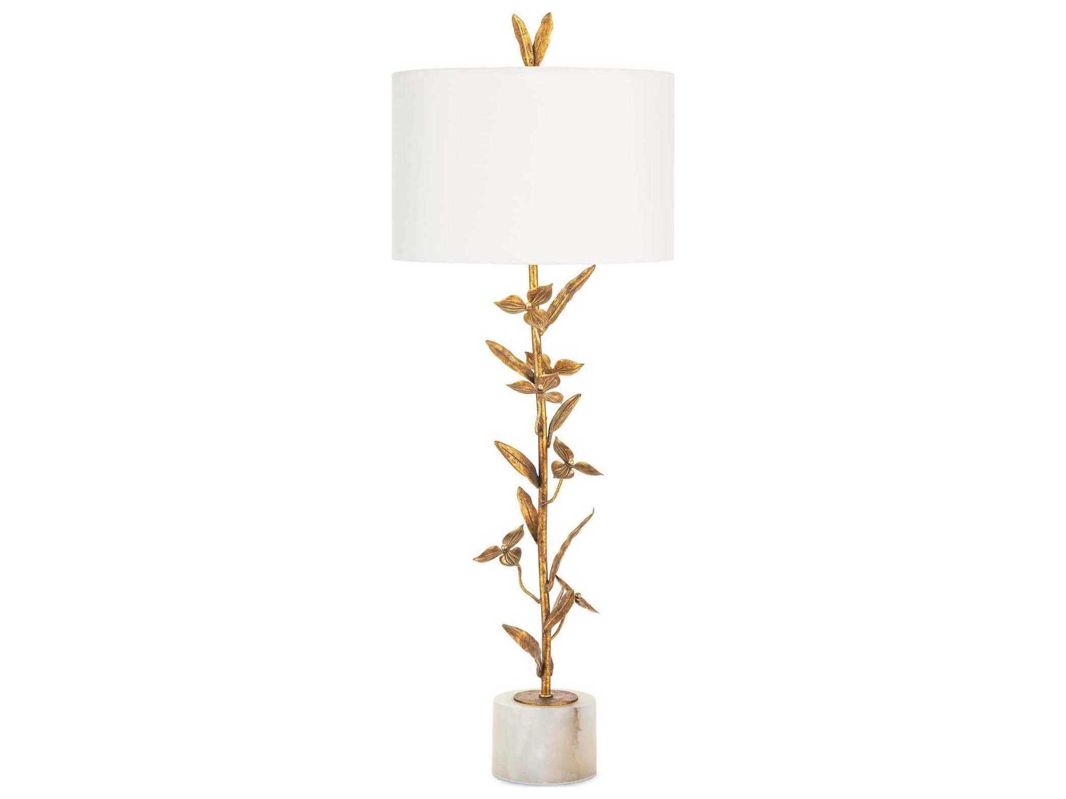 Regina Andrew Trillium Brass Polished Buffet Lamp
