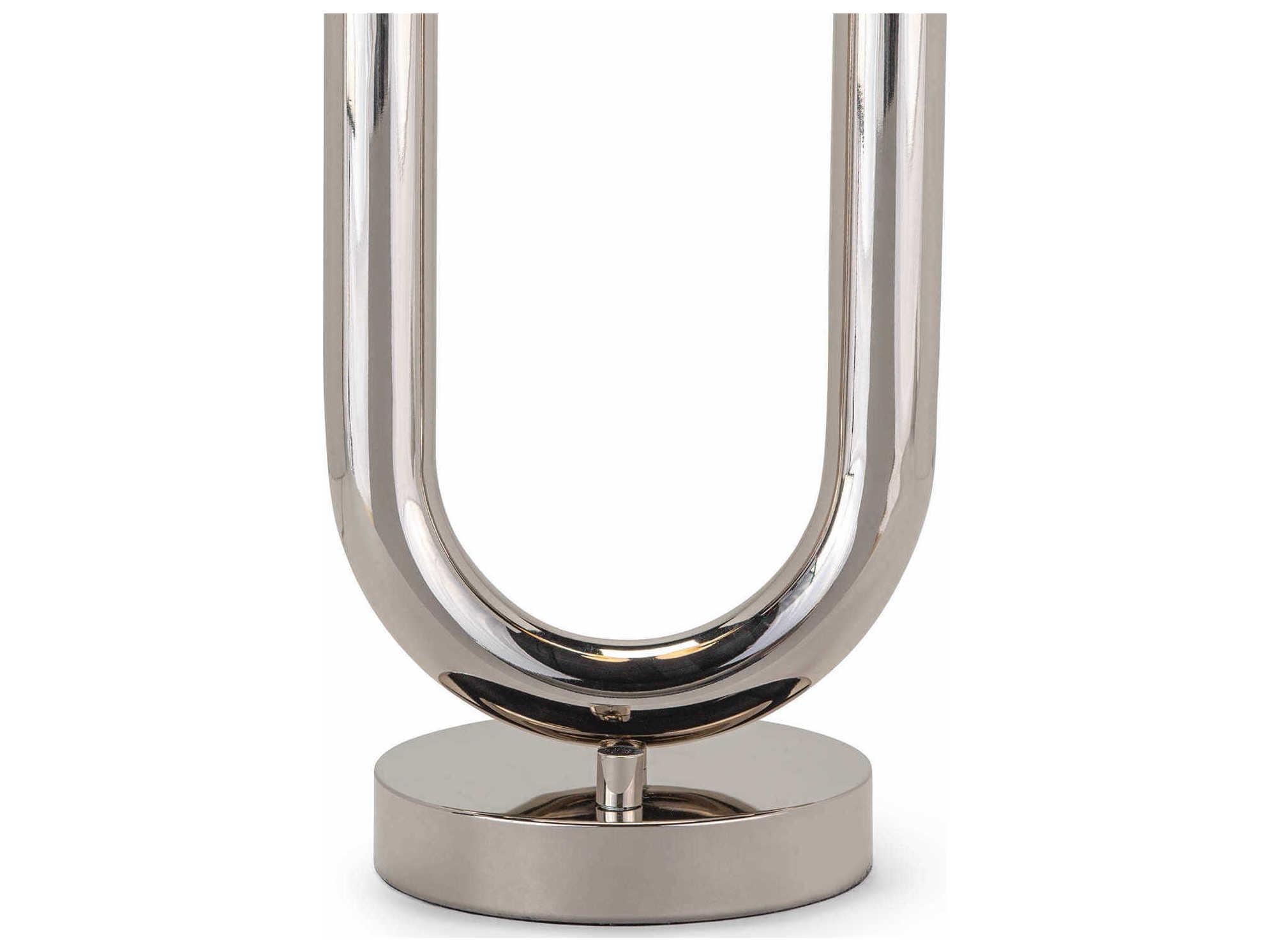 Regina Andrew Happy Polished Nickel Glass LED Buffet Lamp