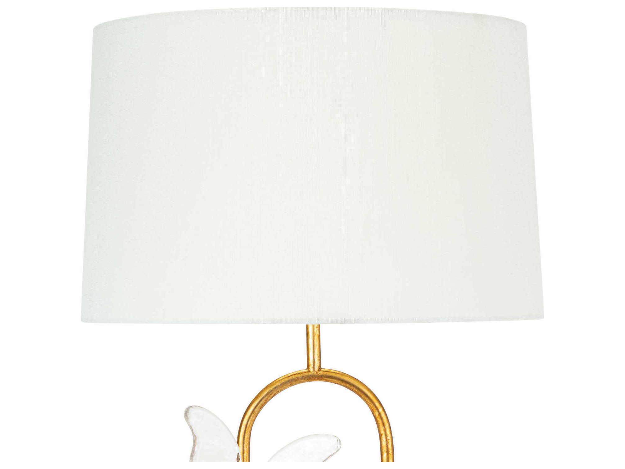 Regina Andrew Monarch Gold Leaf Buffet Lamp