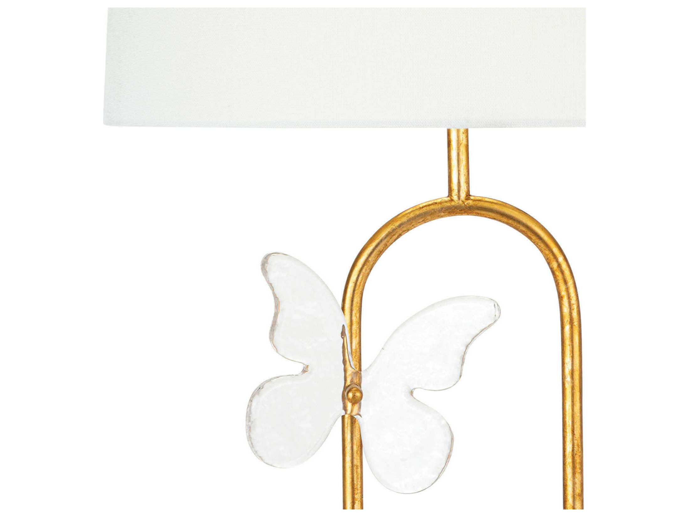 Regina Andrew Monarch Gold Leaf Buffet Lamp