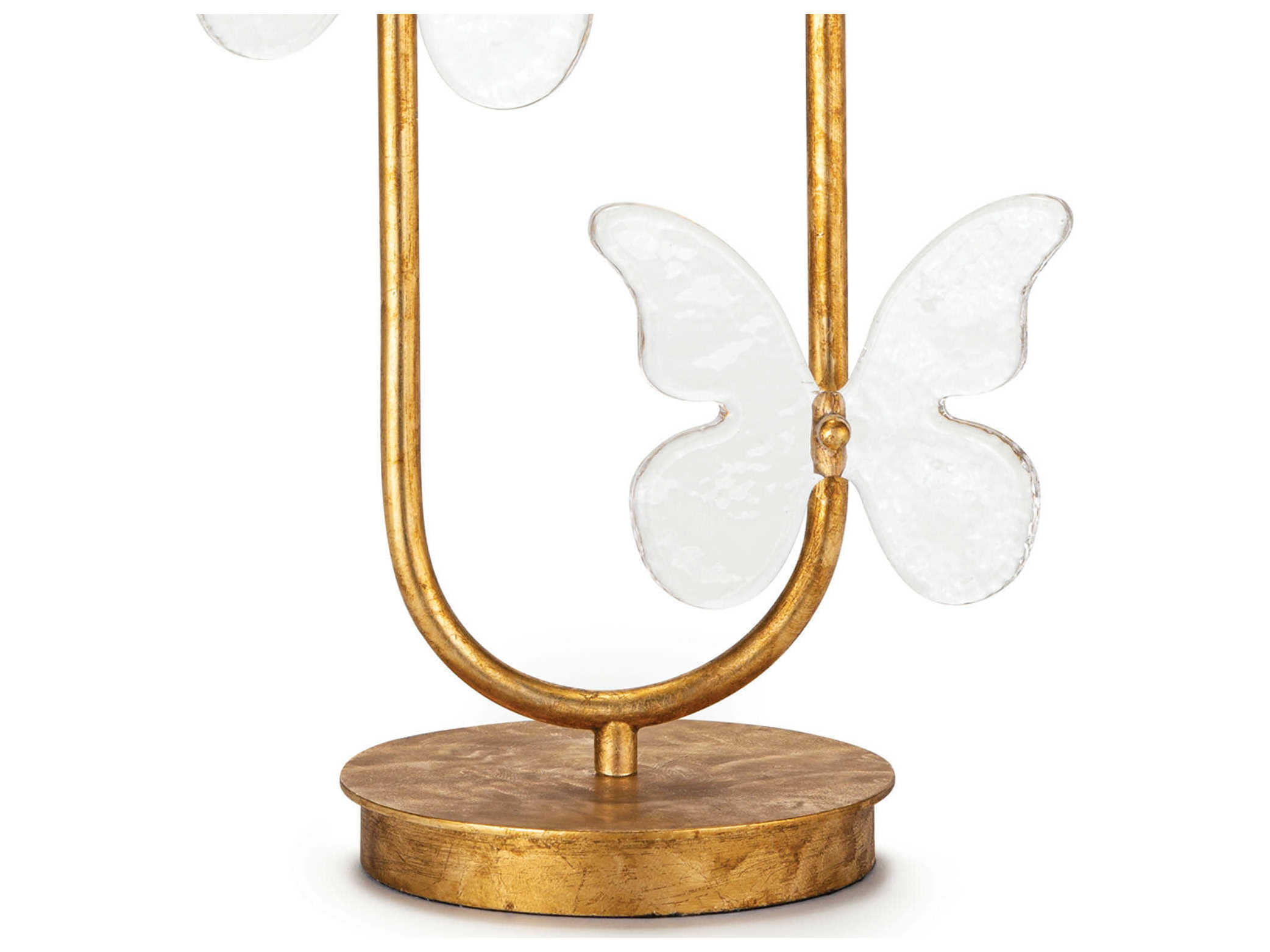 Regina Andrew Monarch Gold Leaf Buffet Lamp