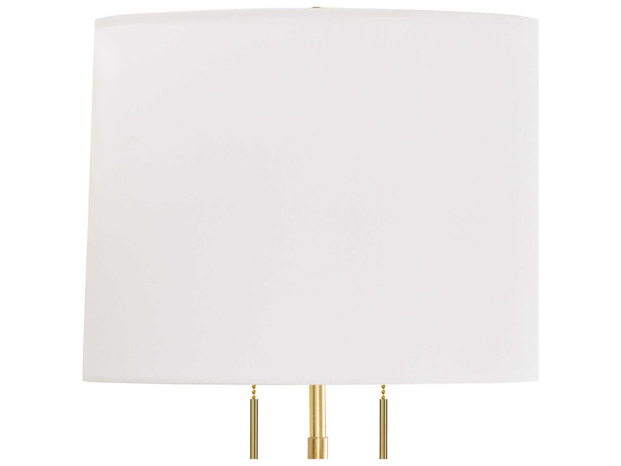 Regina Andrew Austen Natural Stone Polished Brass Buffet Lamp