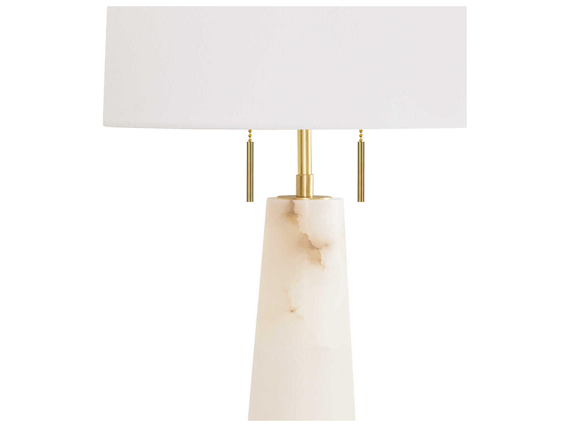 Regina Andrew Austen Natural Stone Polished Brass Buffet Lamp
