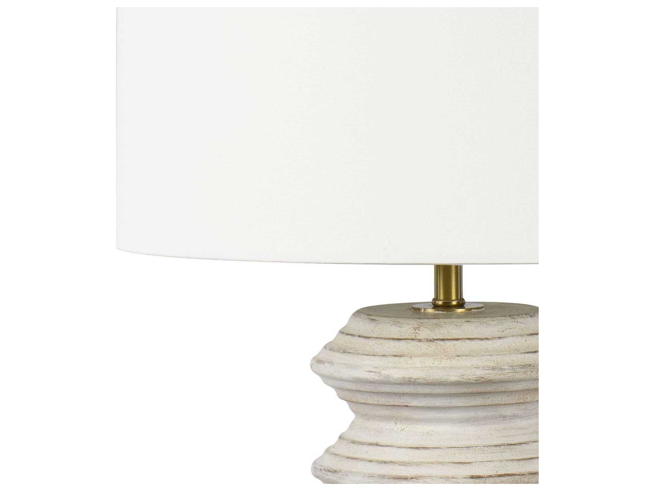 Regina Andrew Nova White Polished Brass Buffet Lamp