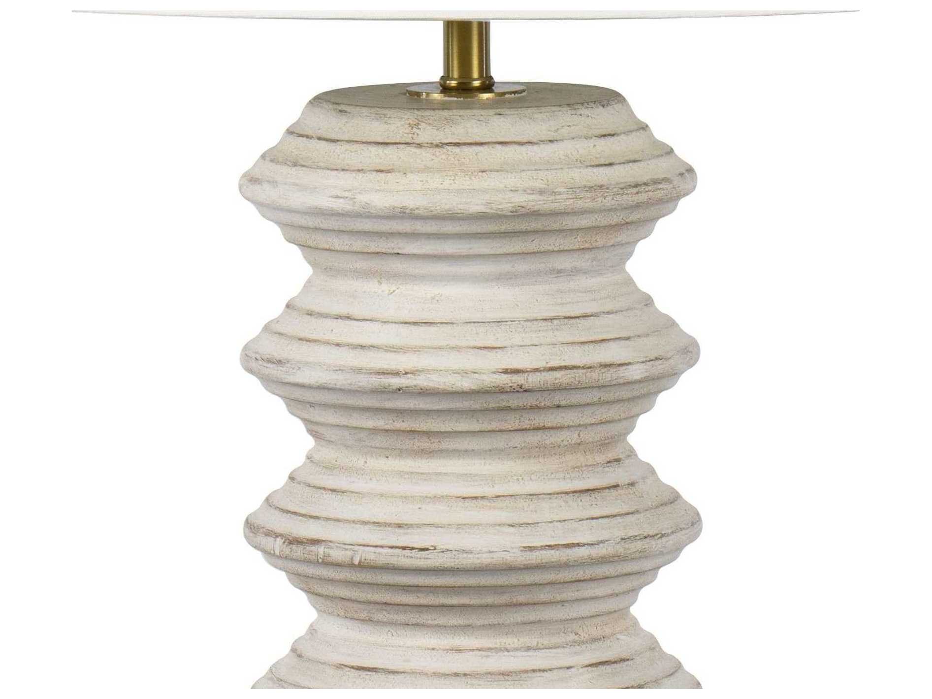 Regina Andrew Nova White Polished Brass Buffet Lamp
