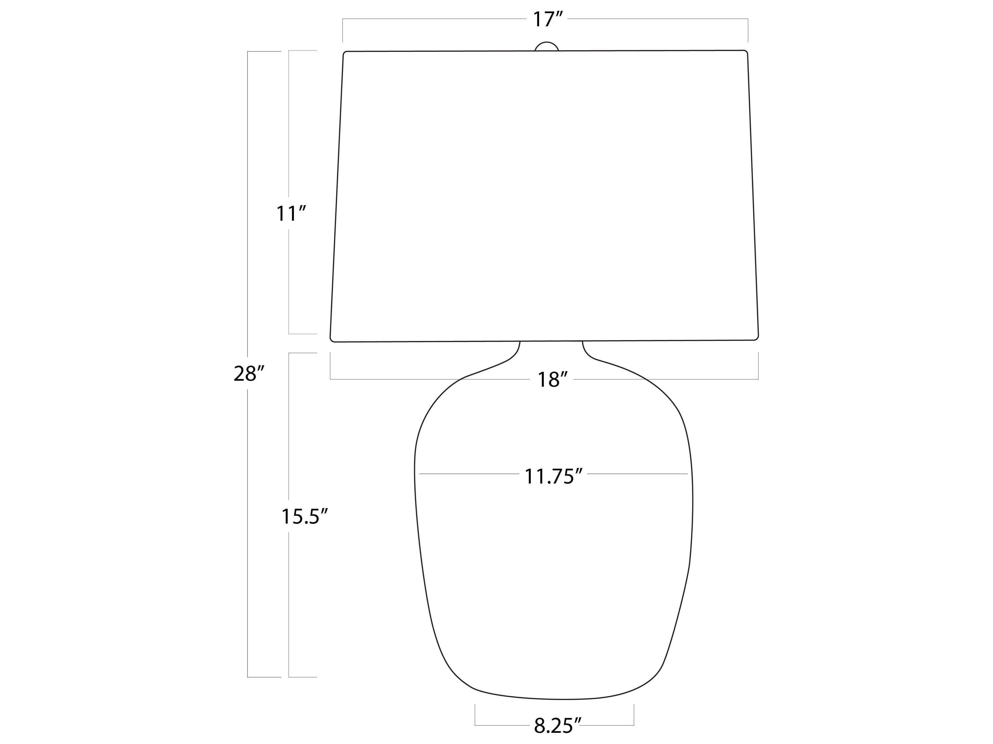 Regina Andrew White Buffet Lamp