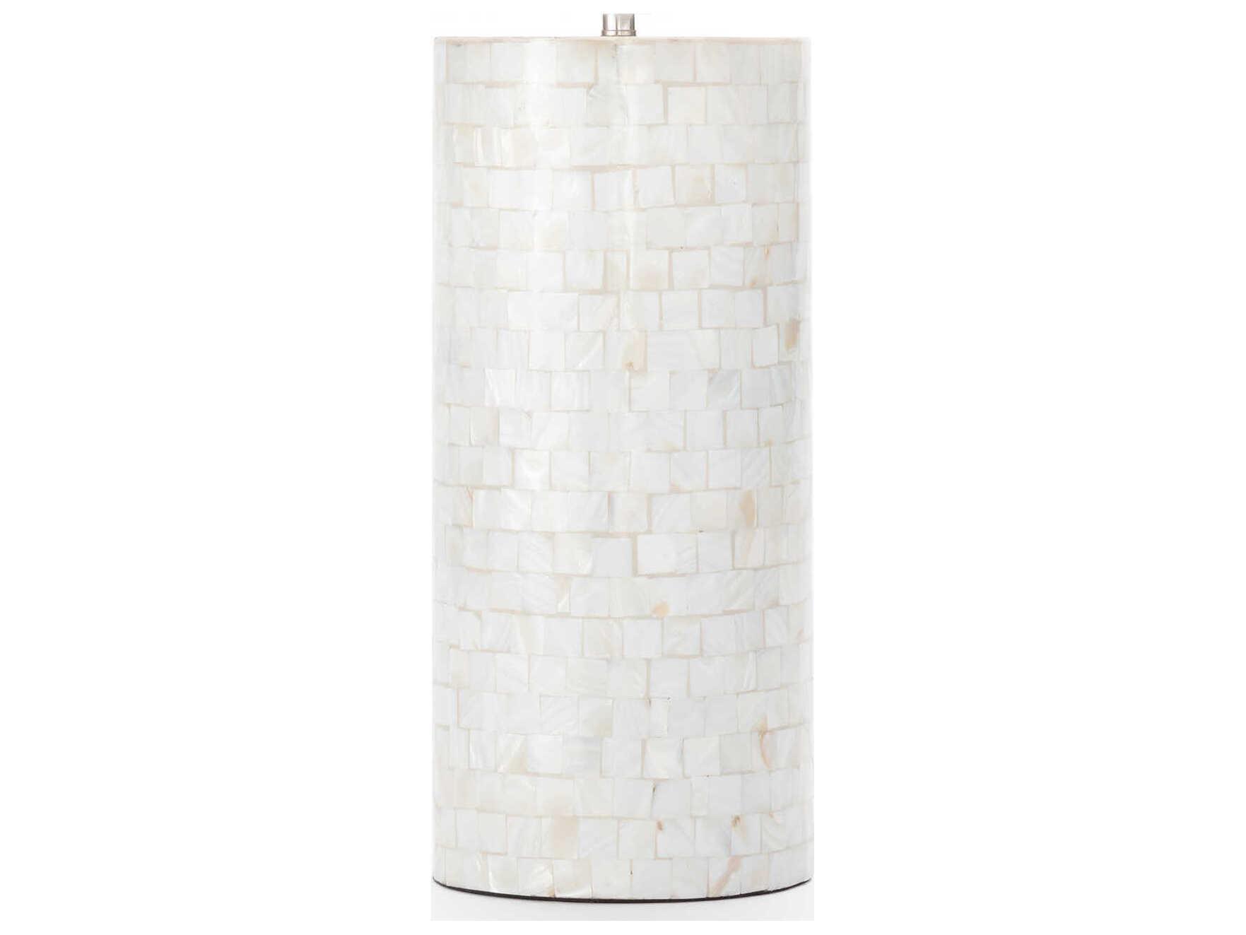 Regina Andrew Heavenly Mother of Pearl Natural White Buffet Lamp