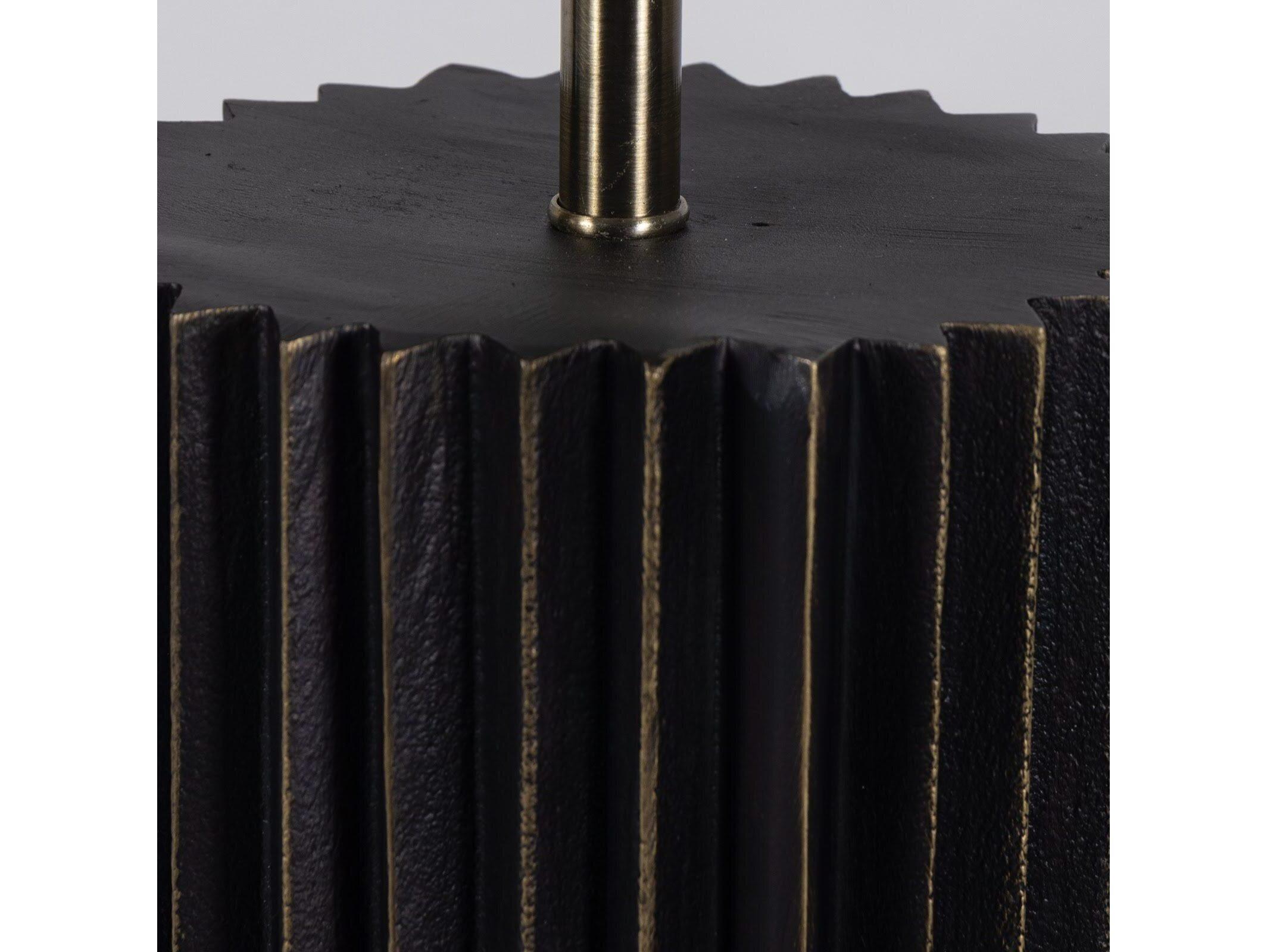 Regina Andrew Zara Blacken Zinc Polished Brass Buffet Lamp