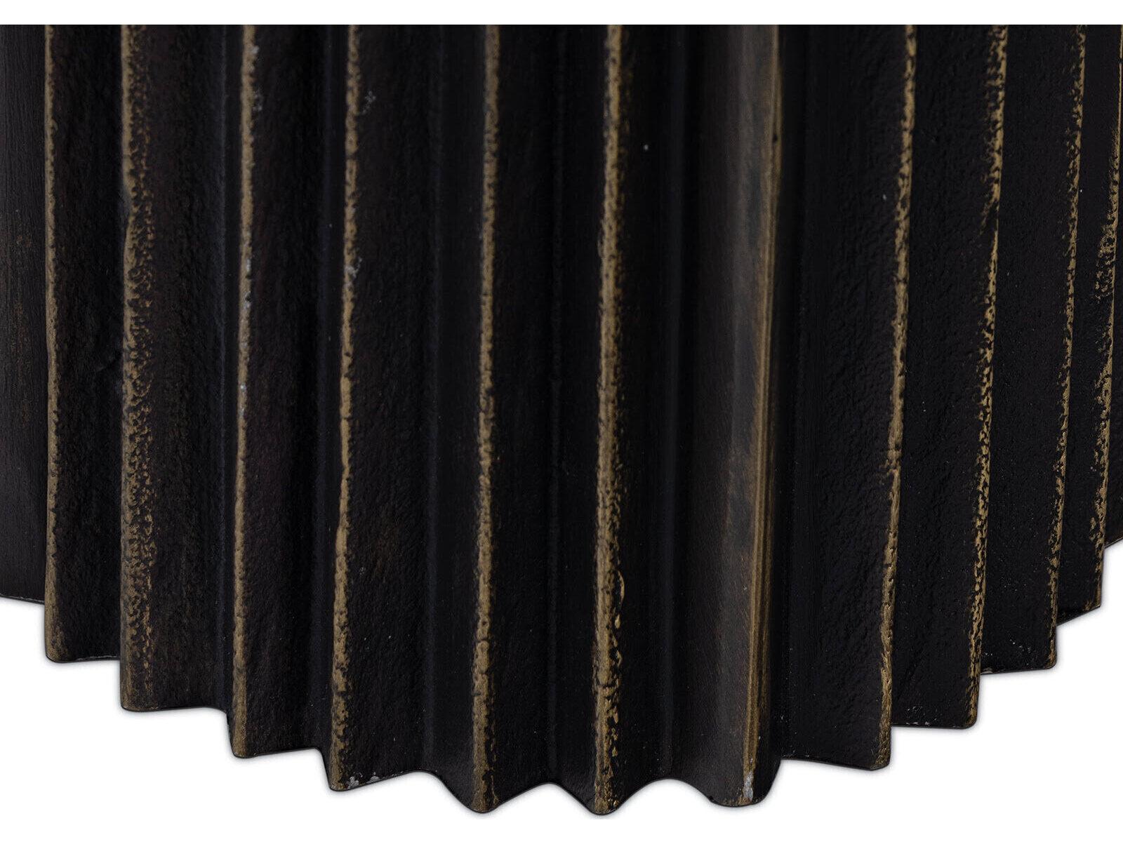 Regina Andrew Zara Blacken Zinc Polished Brass Buffet Lamp