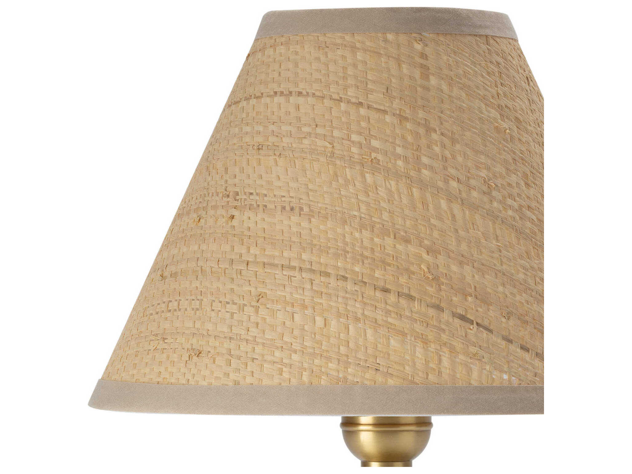 Regina Andrew Giorgio Clear Natural Brass Table Lamp