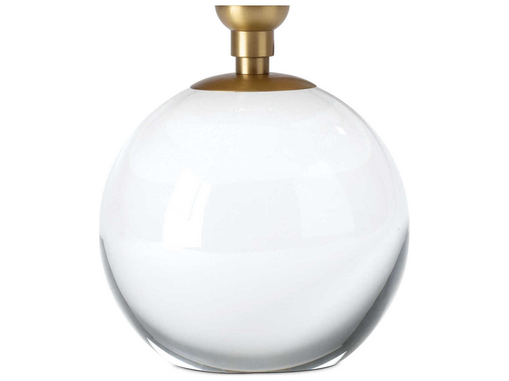 Regina Andrew Giorgio Clear Natural Brass Table Lamp