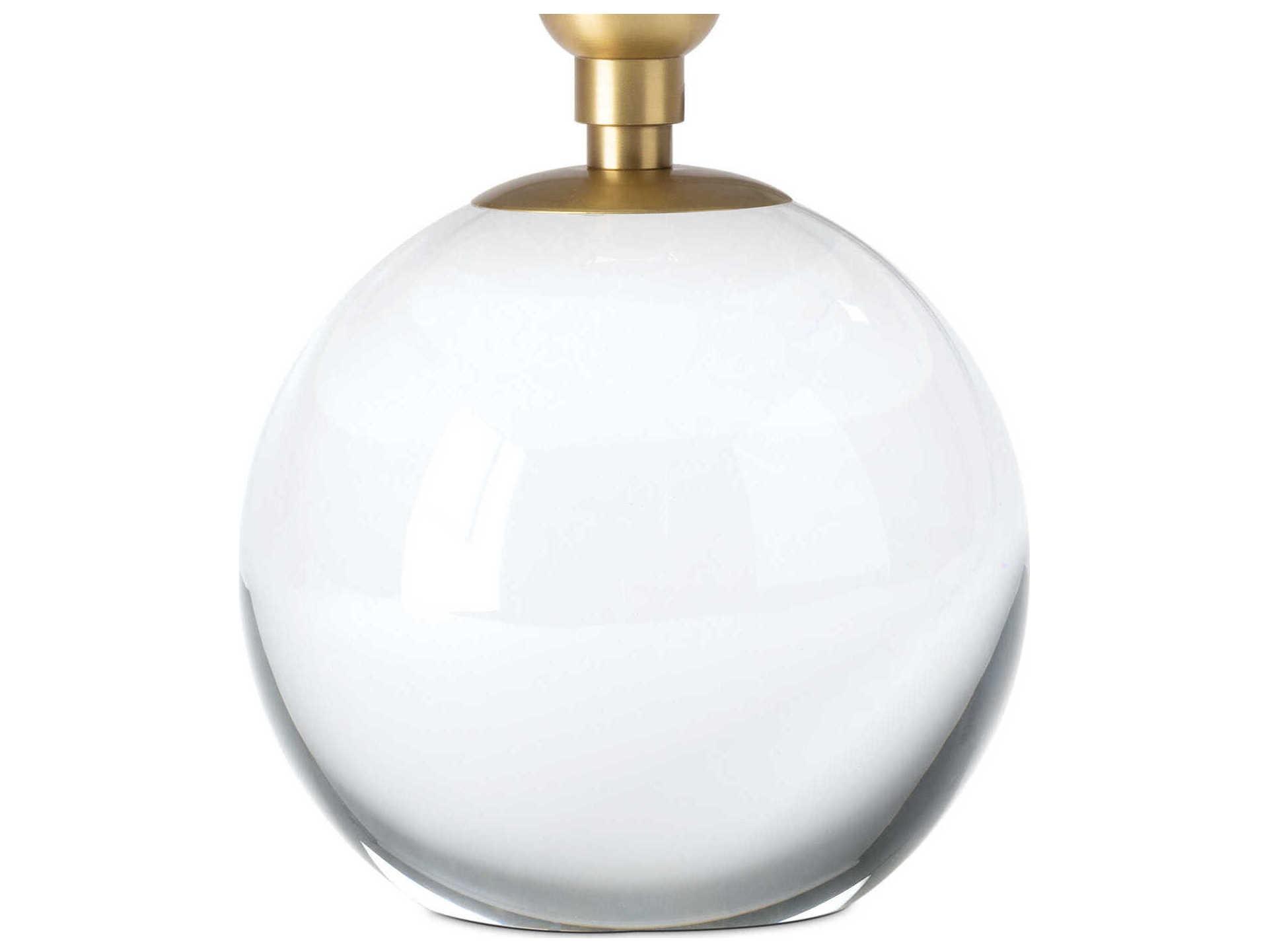 Regina Andrew Giorgio Clear Natural Brass Table Lamp