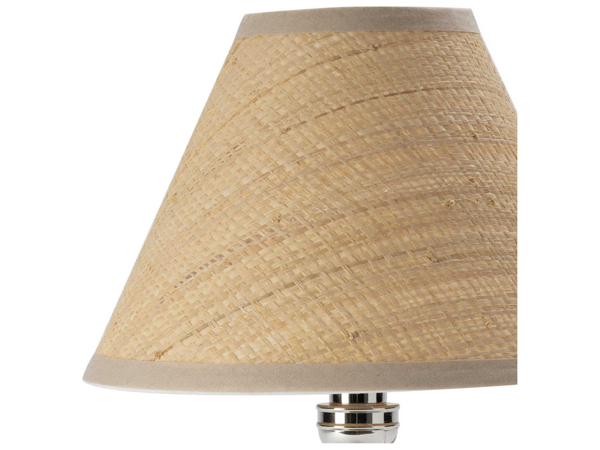 Regina Andrew Giorgio Clear Polished Nickel Table Lamp