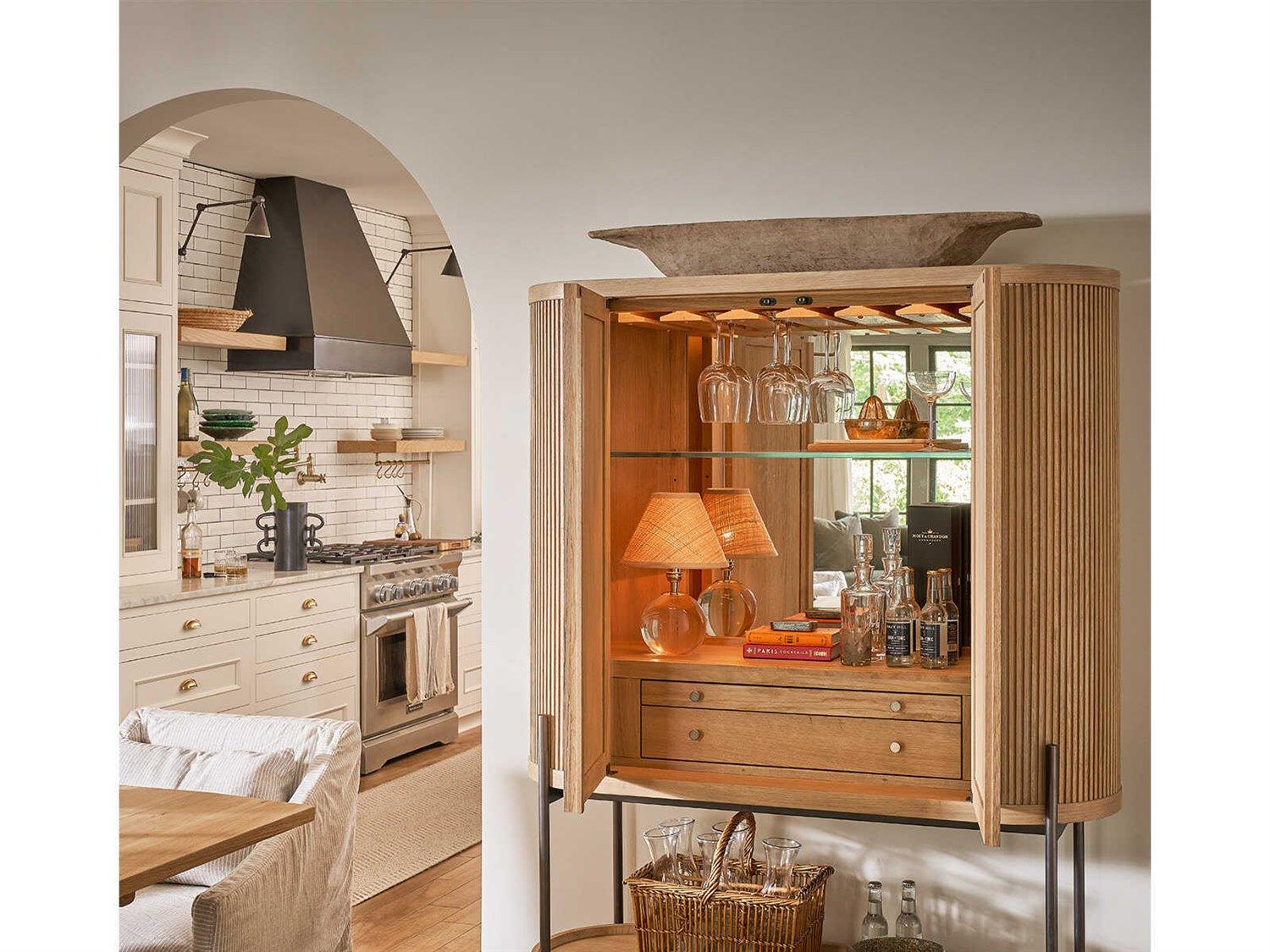 Regina Andrew Giorgio Clear Polished Nickel Table Lamp