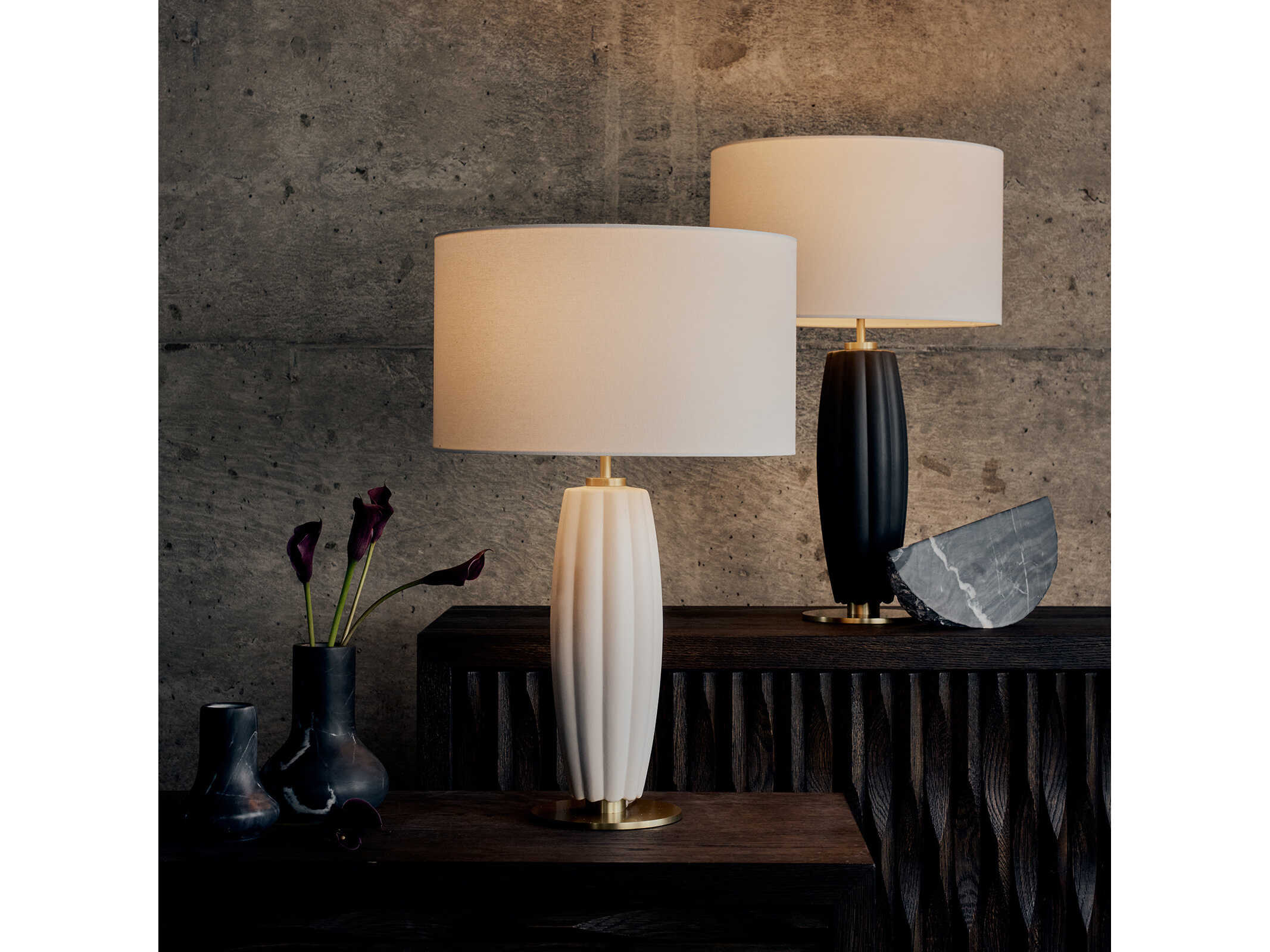 Regina Andrew Crocus Black Buffet Lamp