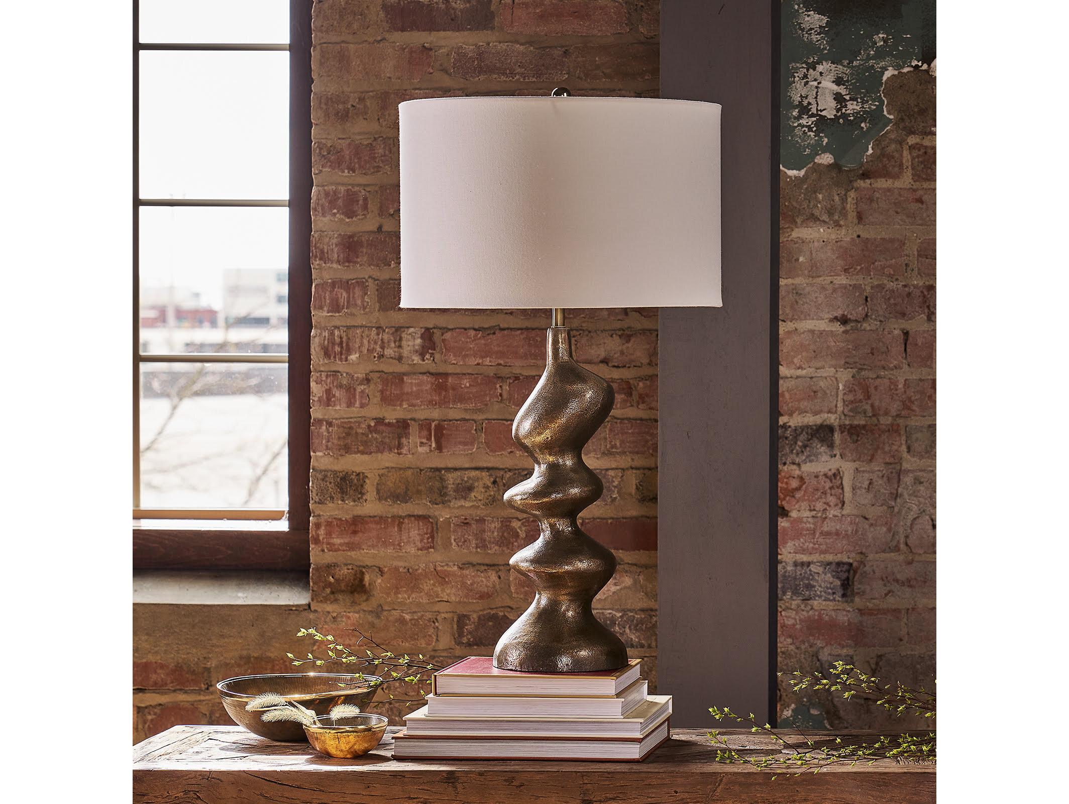 Regina Andrew Blobby Patina Brass Buffet Lamp