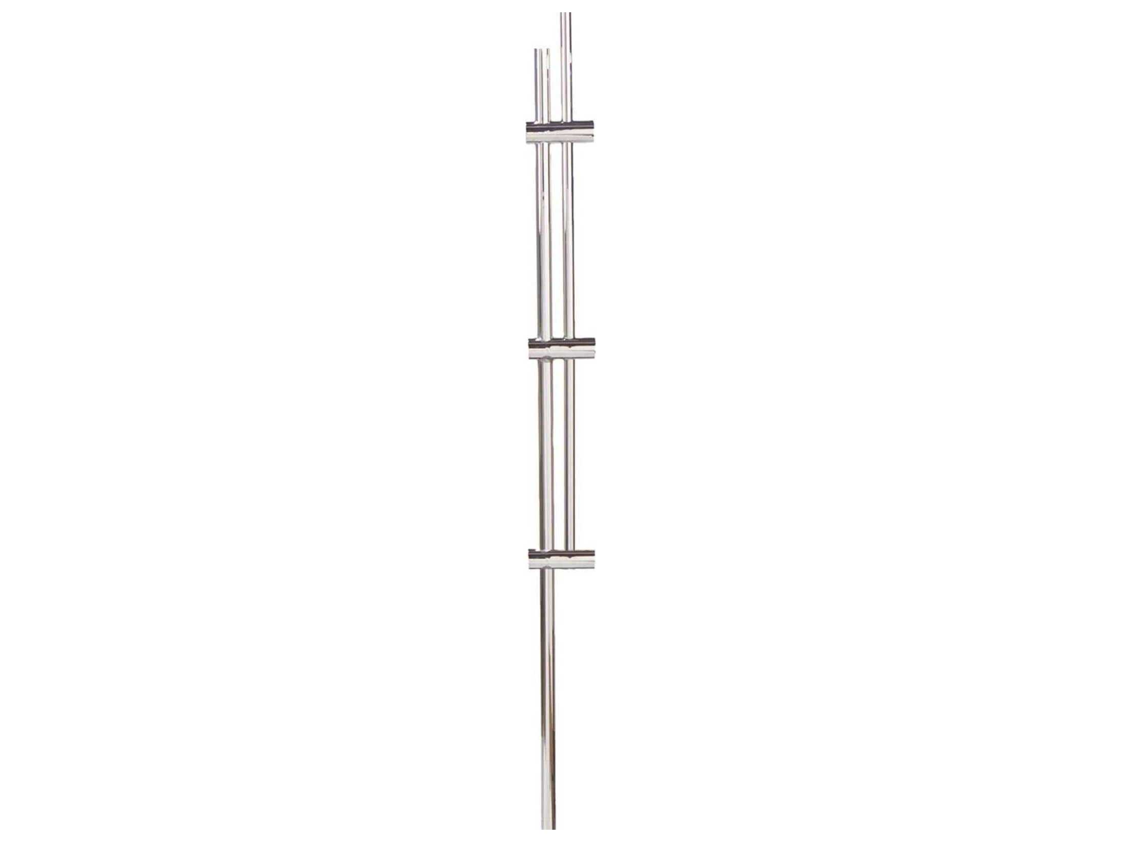Regina Andrew Arc Polished Nickel Floor Lamp