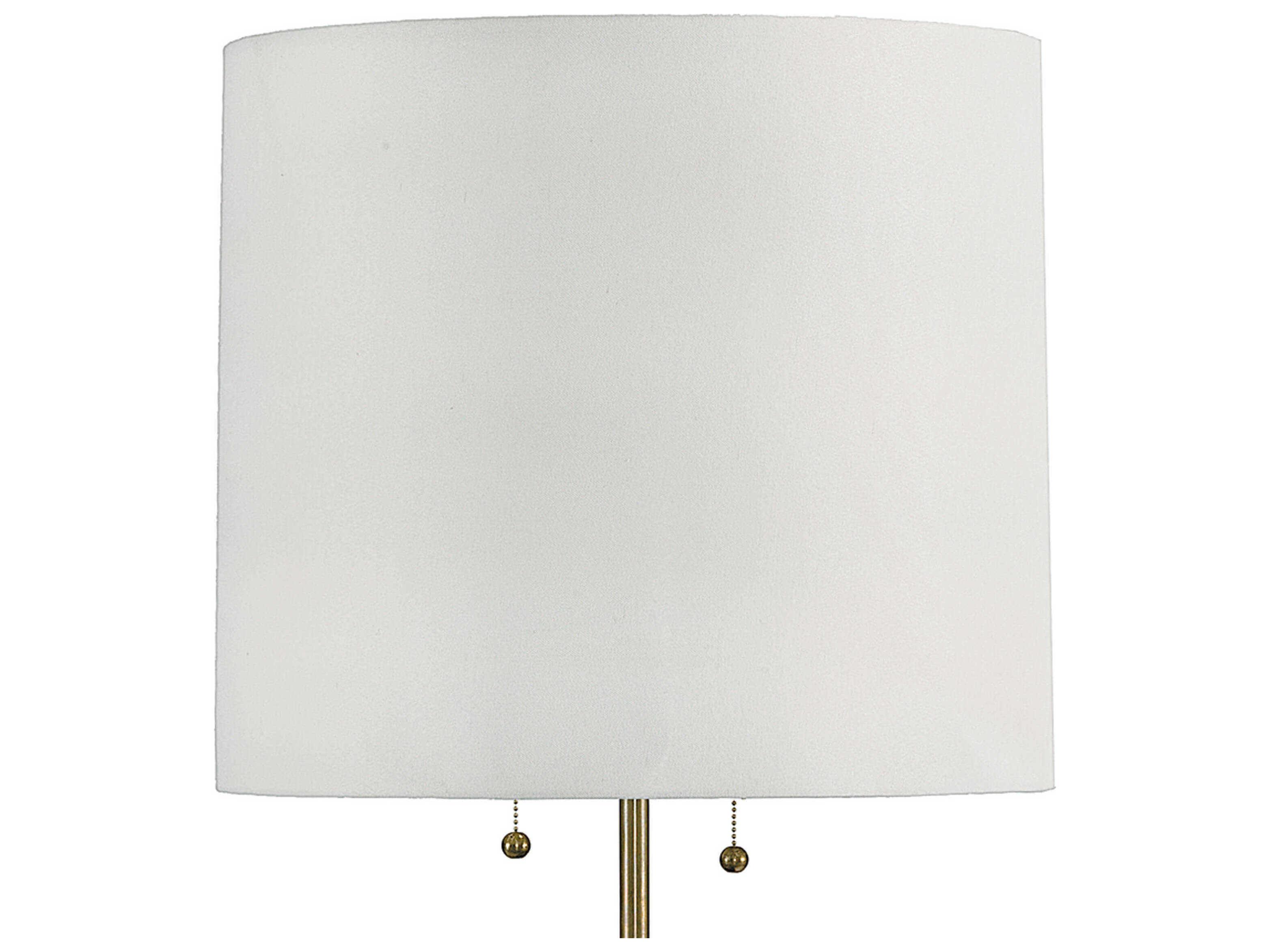 Regina Andrew Accordion Ebony Brass Black Floor Lamp