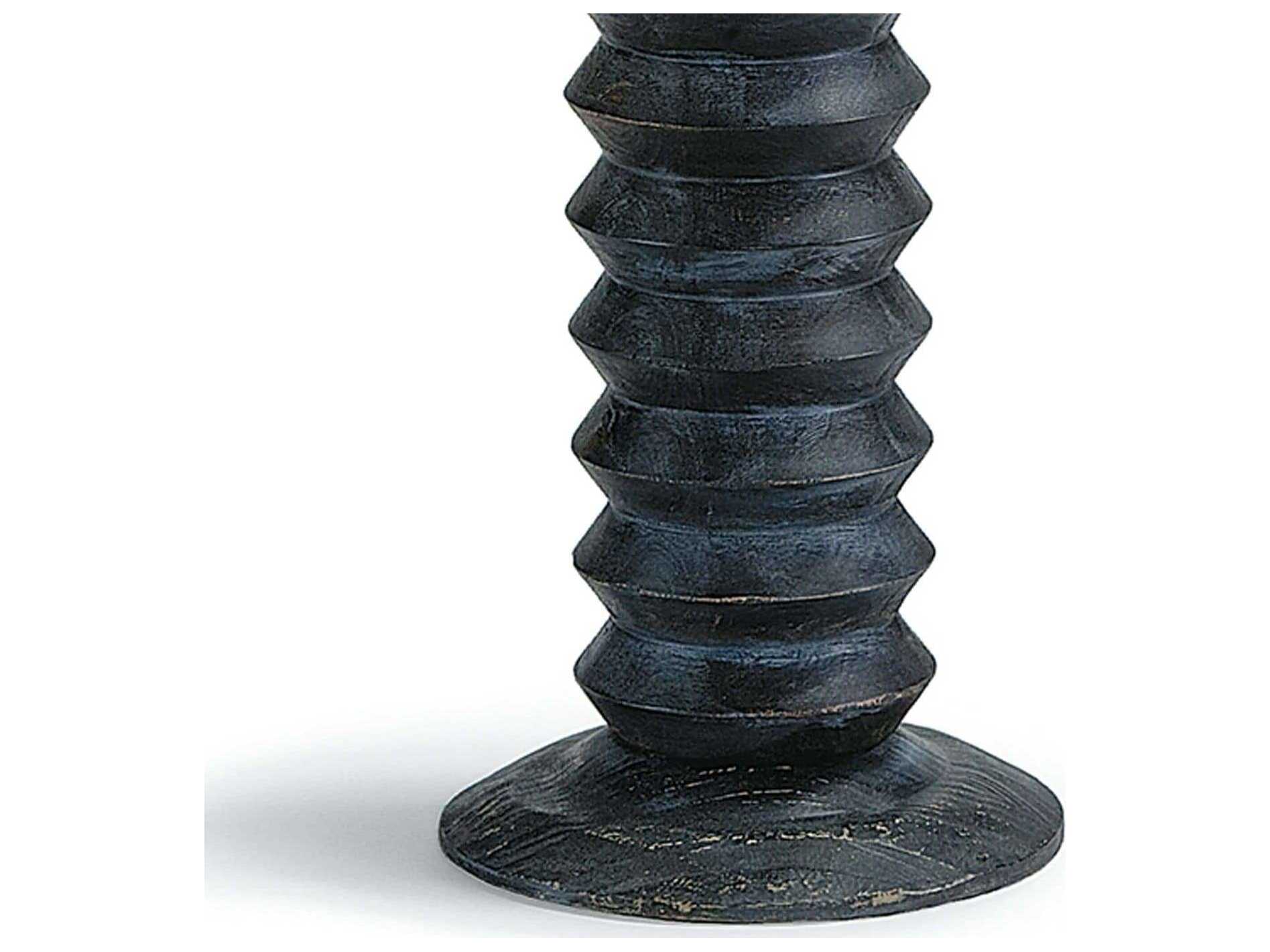 Regina Andrew Accordion Ebony Brass Black Floor Lamp