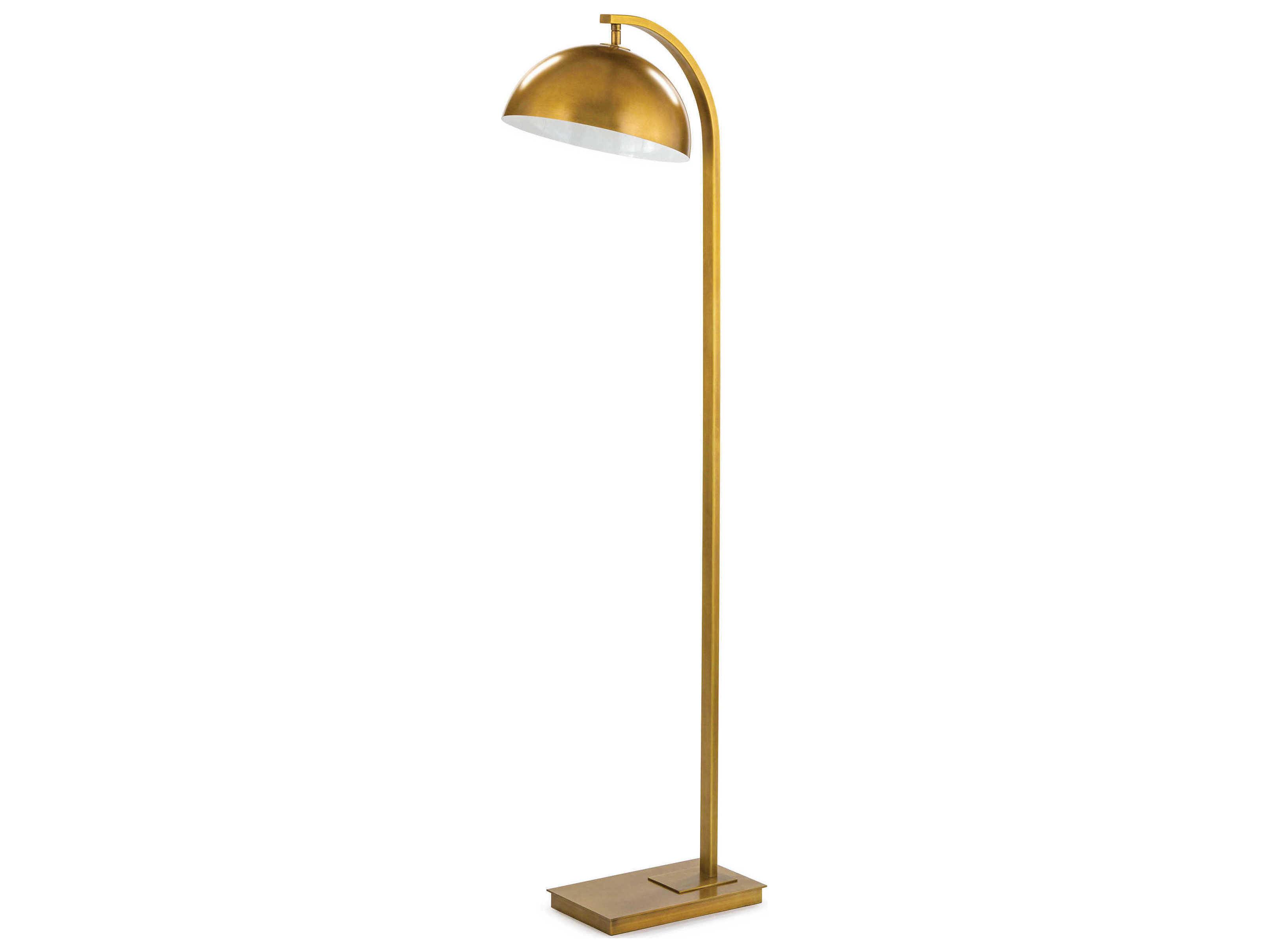 Regina Andrew Otto Natural Brass Floor Lamp