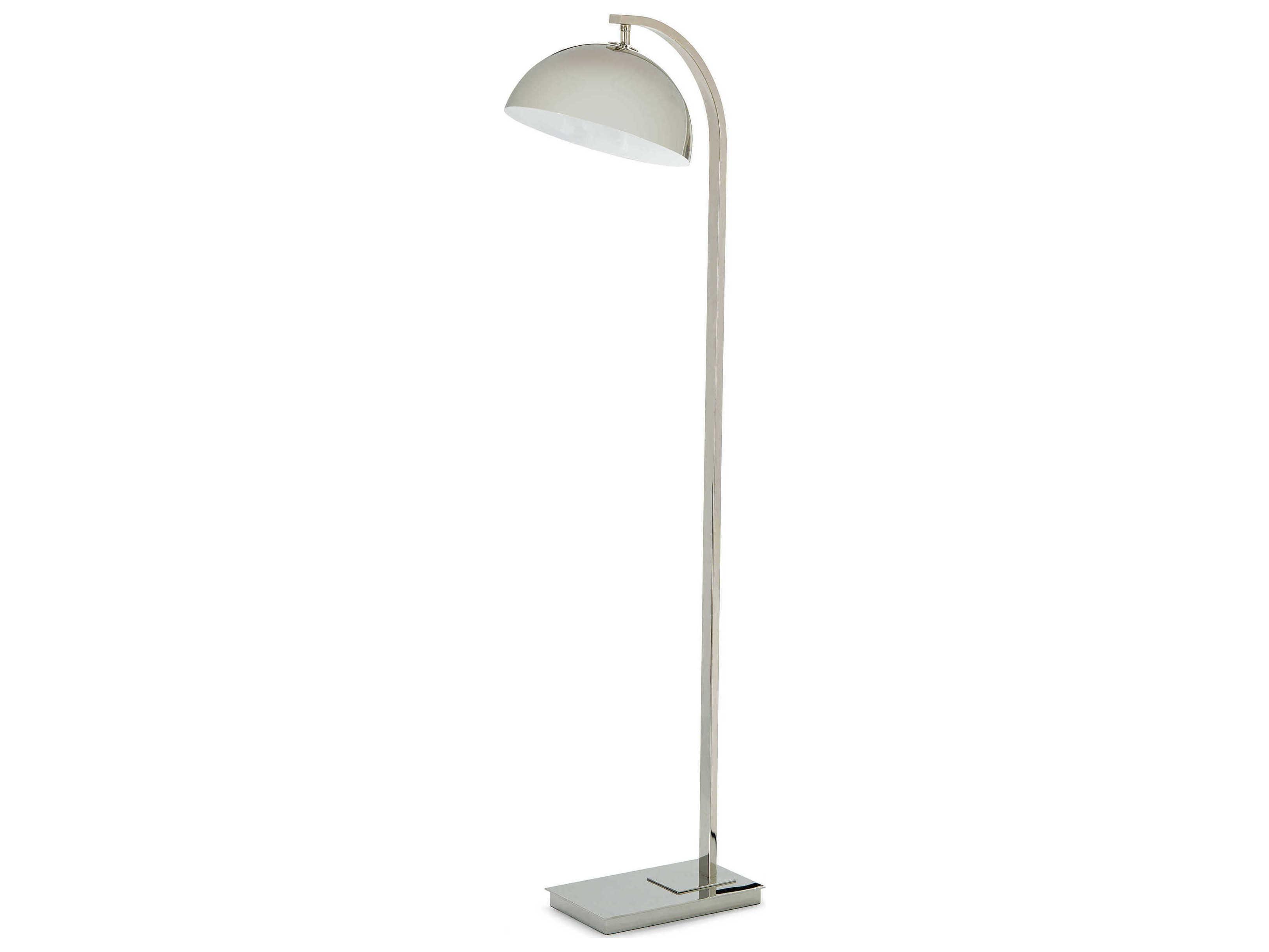 Regina Andrew Otto Polished Nickel Floor Lamp