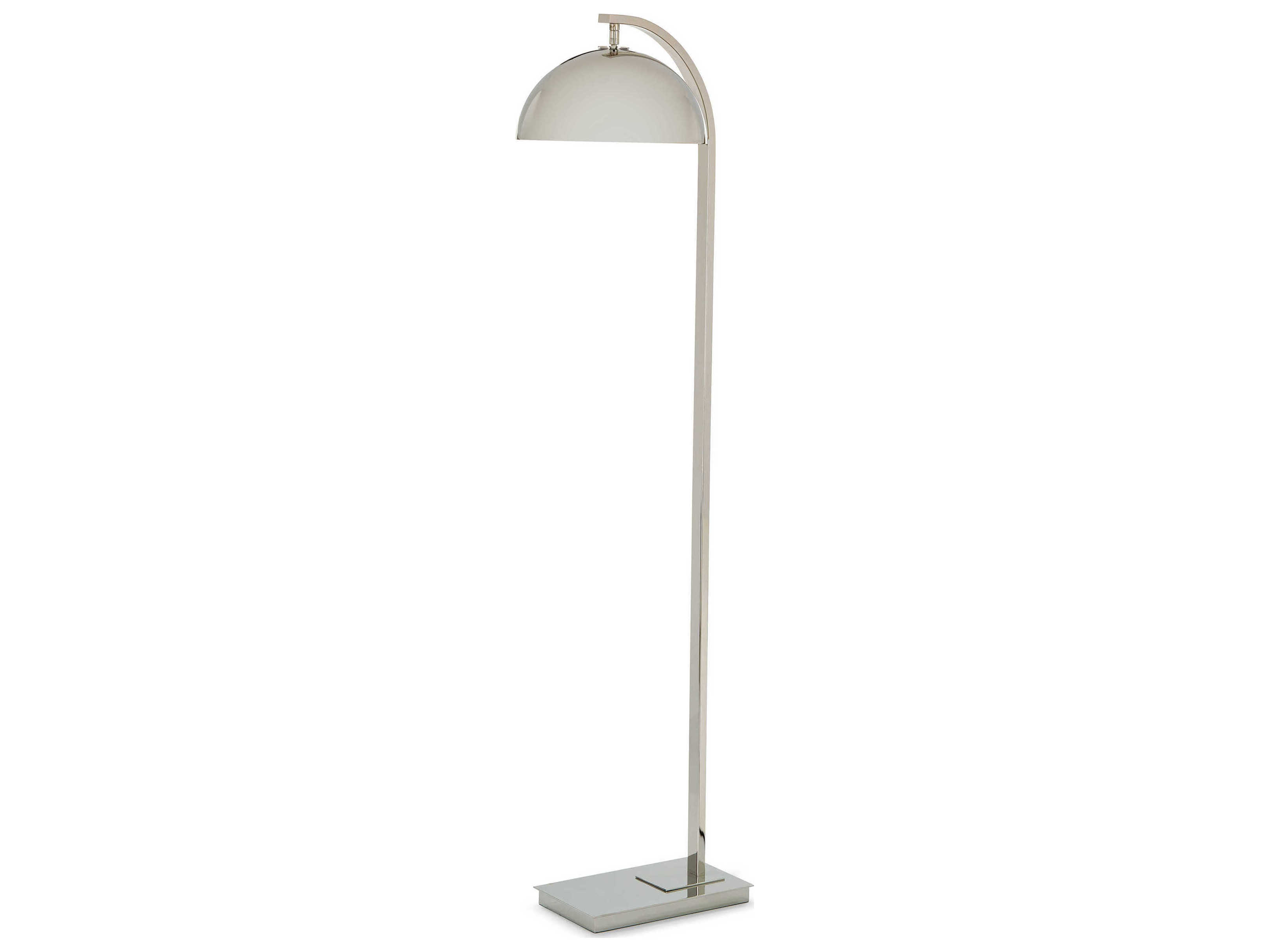Regina Andrew Otto Polished Nickel Floor Lamp