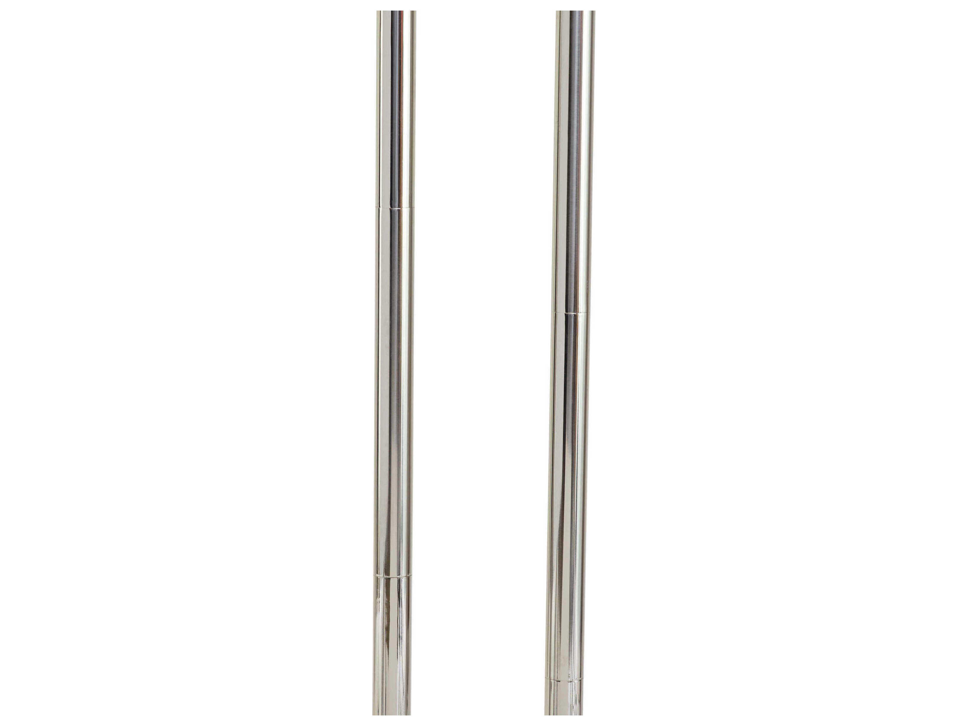 Regina Andrew Happy Polished Nickel Glass LED Floor Lamp