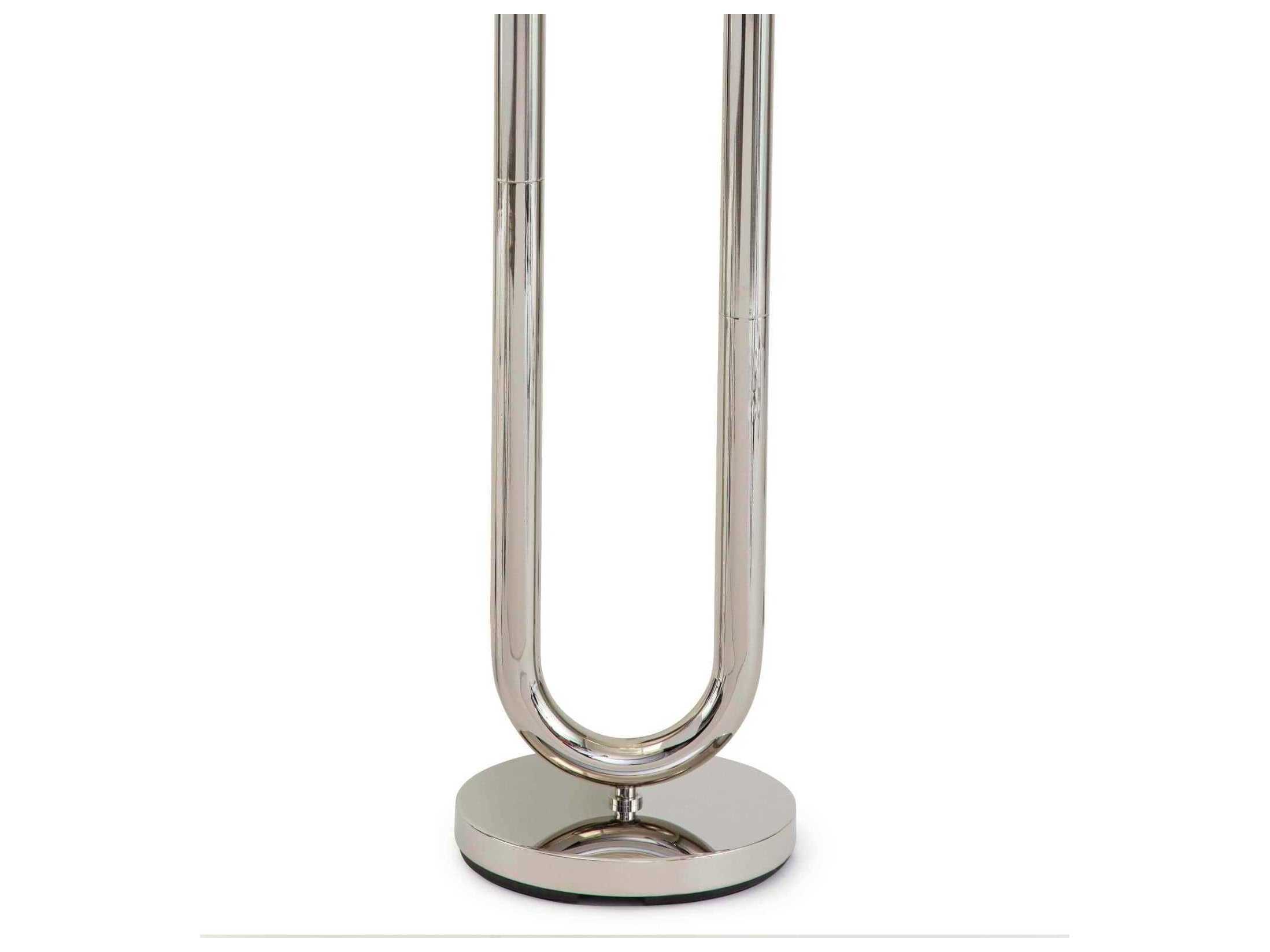 Regina Andrew Happy Polished Nickel Glass LED Floor Lamp