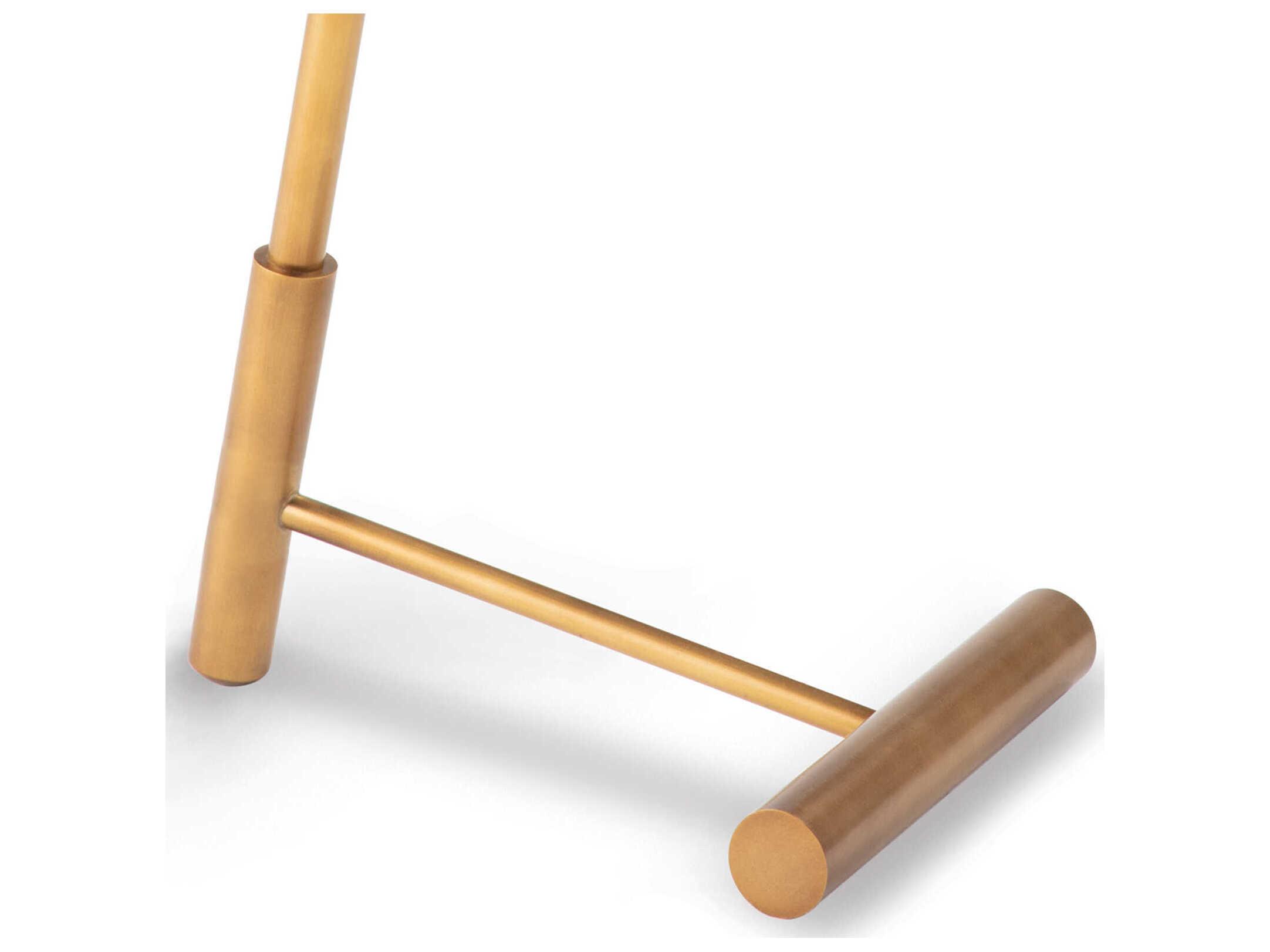 Regina Andrew Spyder White Brass Floor Lamp