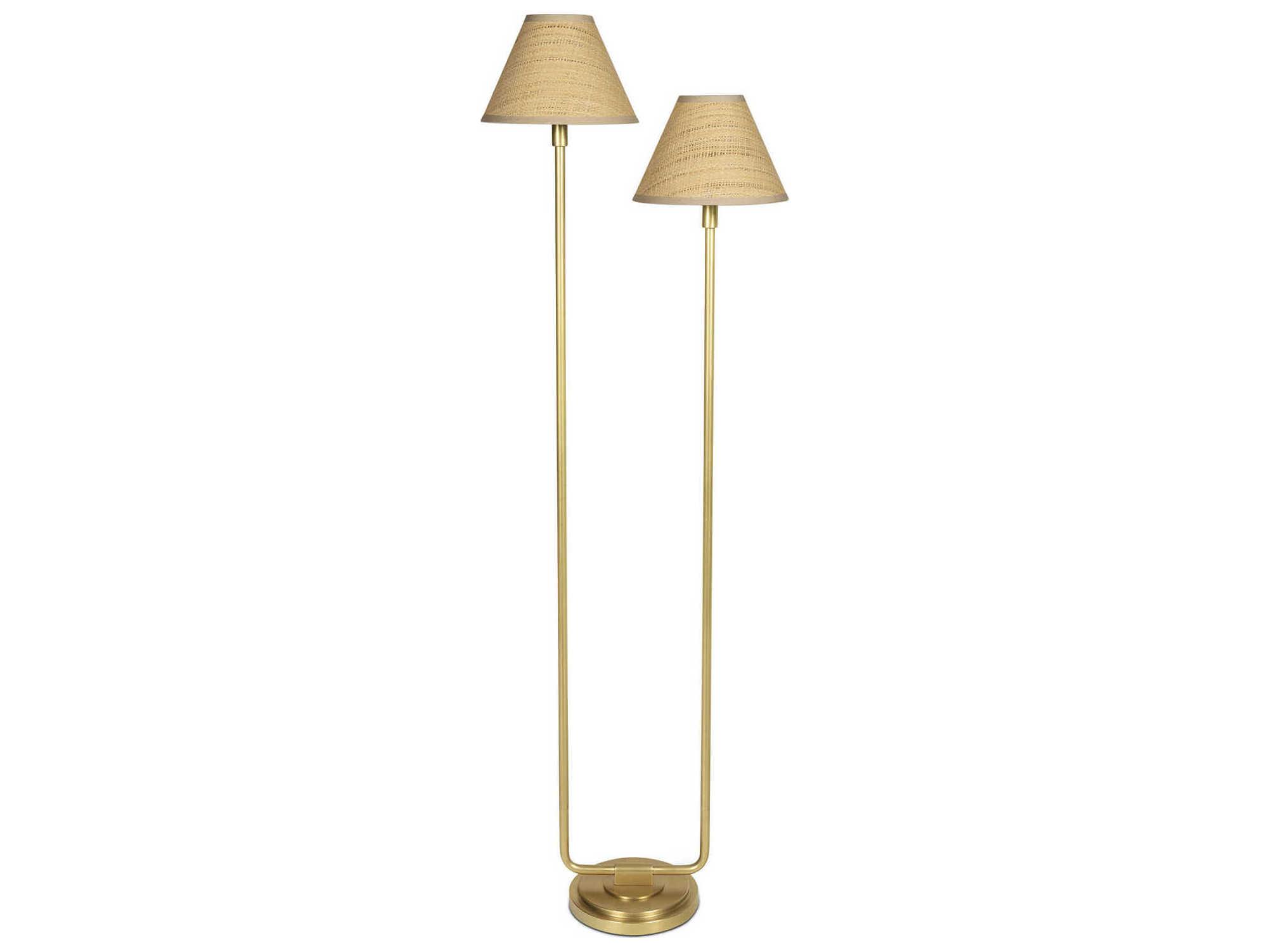 Regina Andrew Polly Natural Brass Floor Lamp