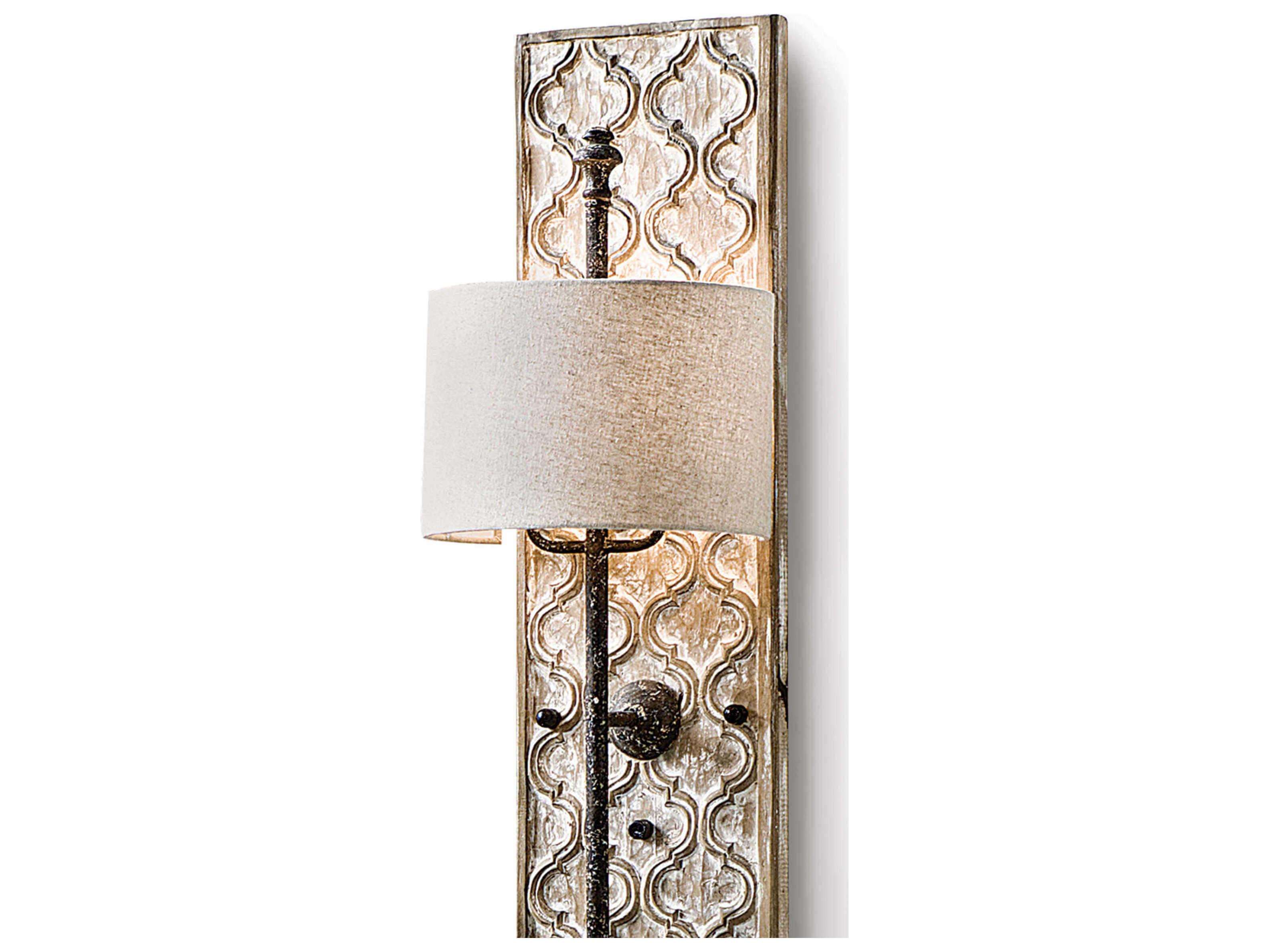 Regina Andrew Accent 2-Light Distressed Gold Wall Sconce