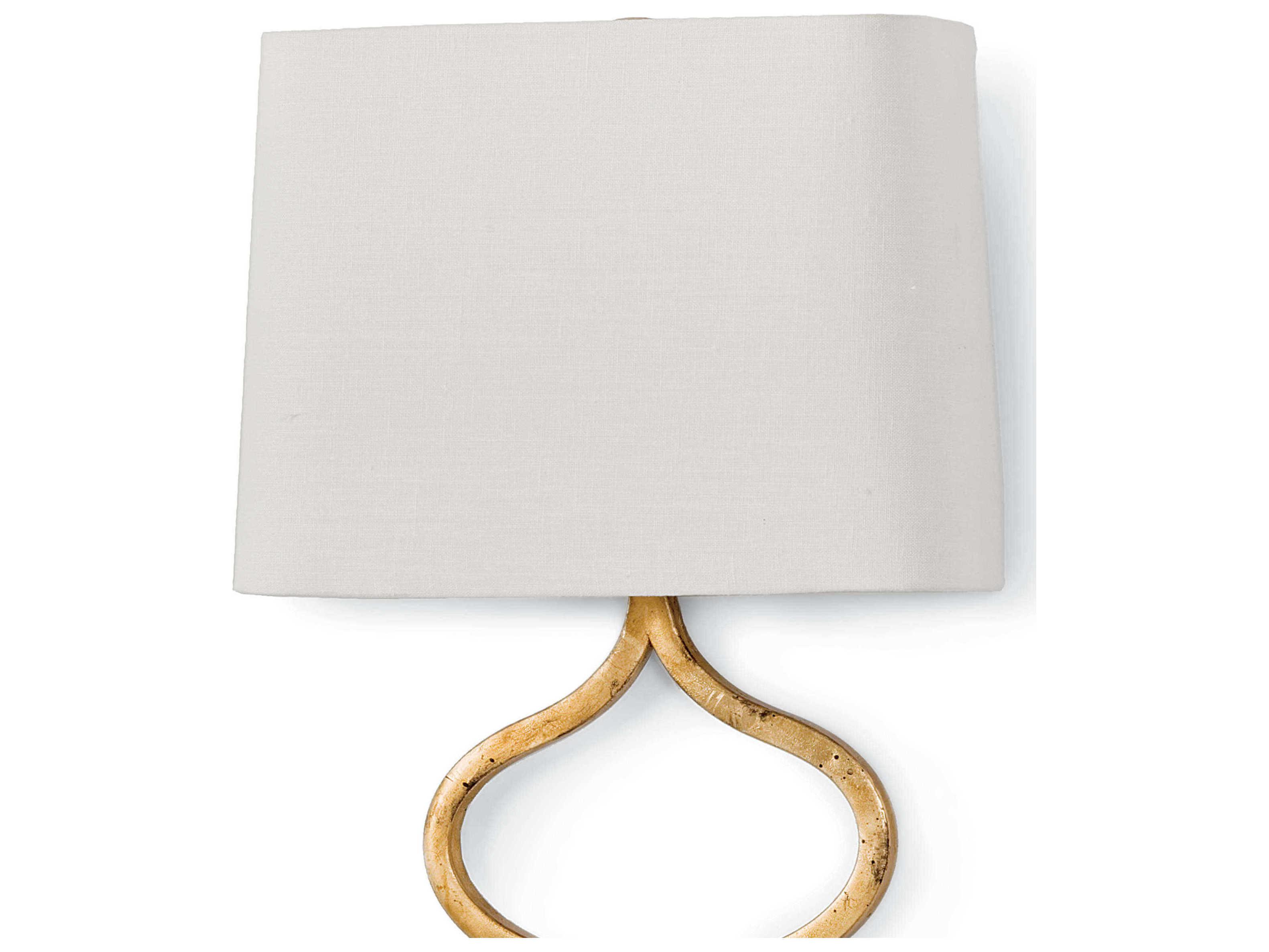 Regina Andrew 1-Light Gold Leaf Wall Sconce