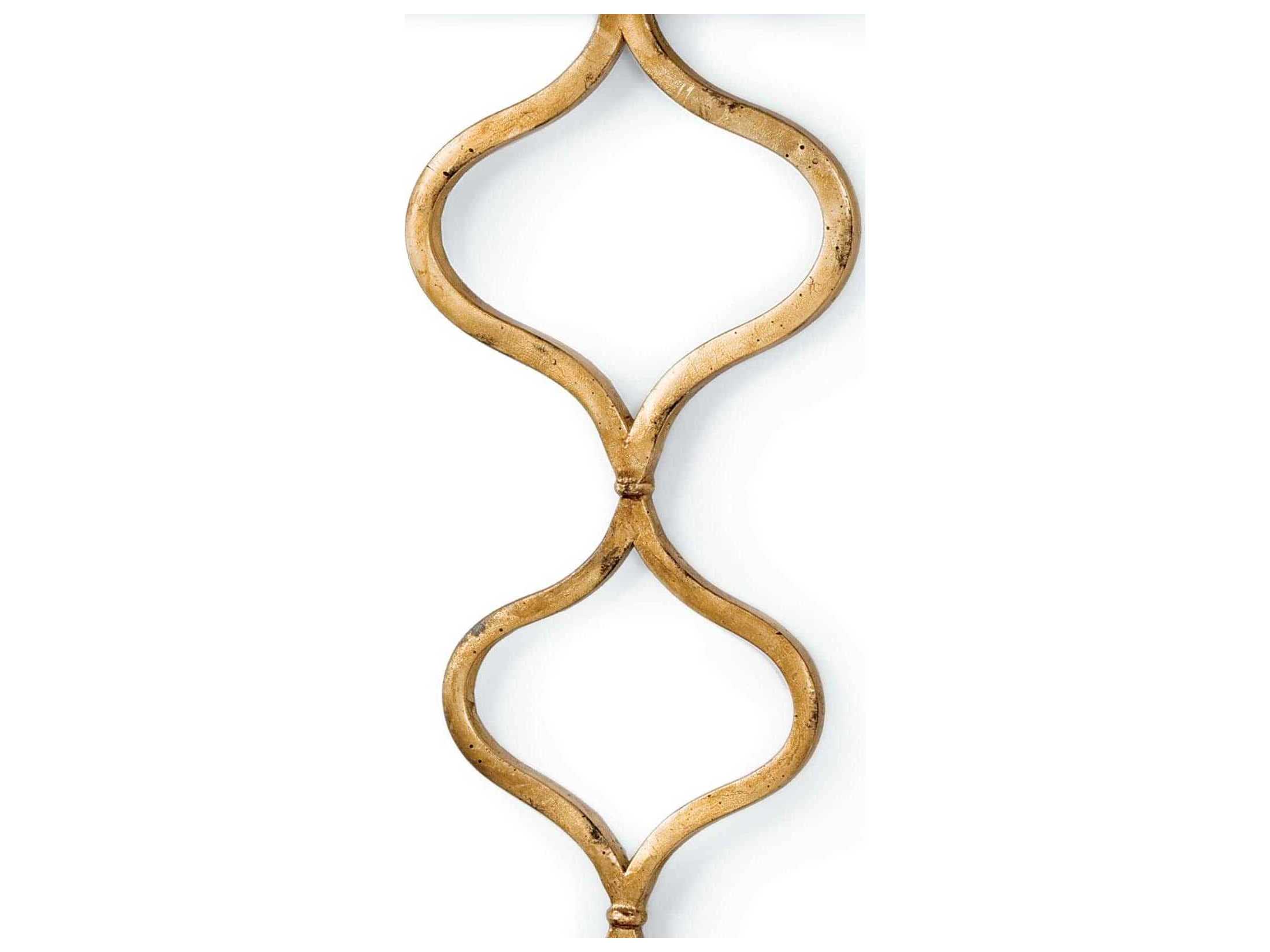 Regina Andrew 1-Light Gold Leaf Wall Sconce