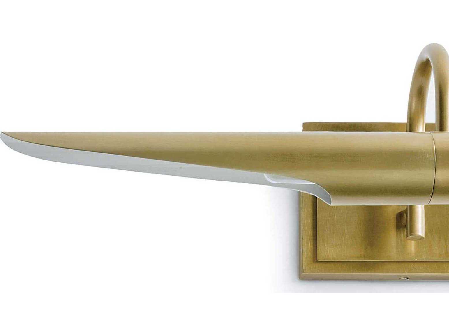Regina Andrew Redford 2-Light Natural Brass Wall Sconce