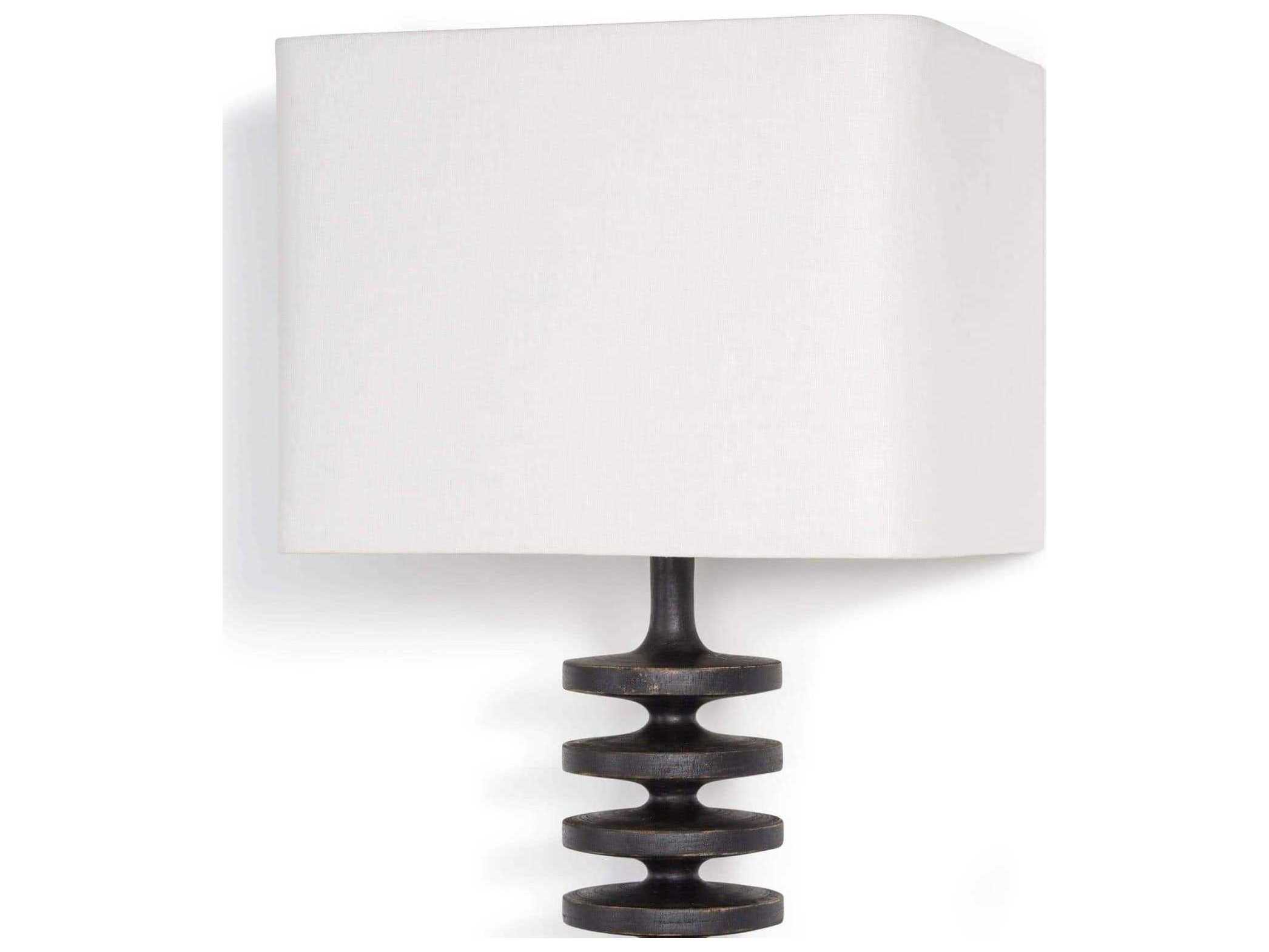 Regina Andrew Fishbone 1-Light Ebony White Wall Sconce