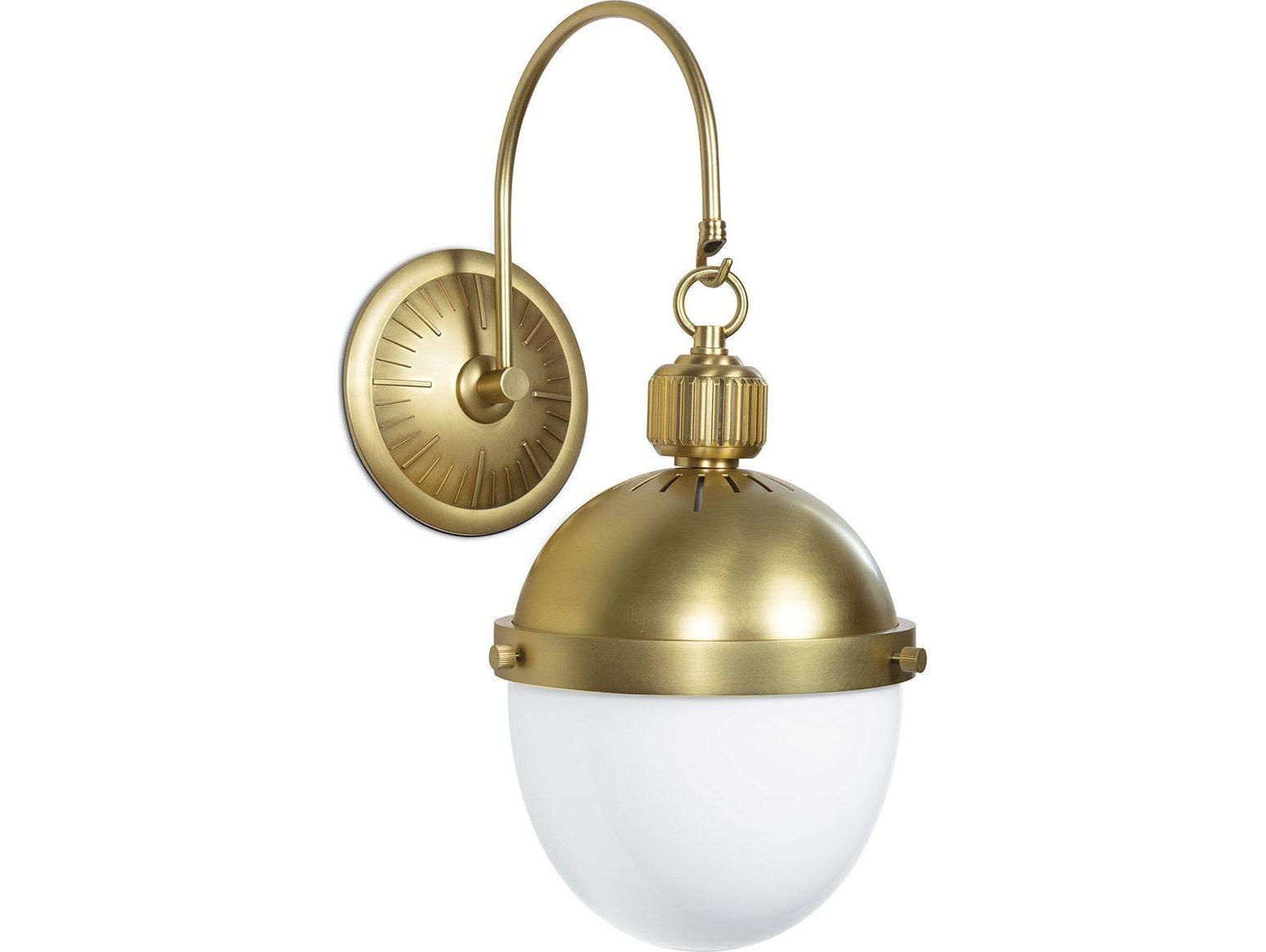 Regina Andrew Otis 1-Light Natural Brass Wall Sconce