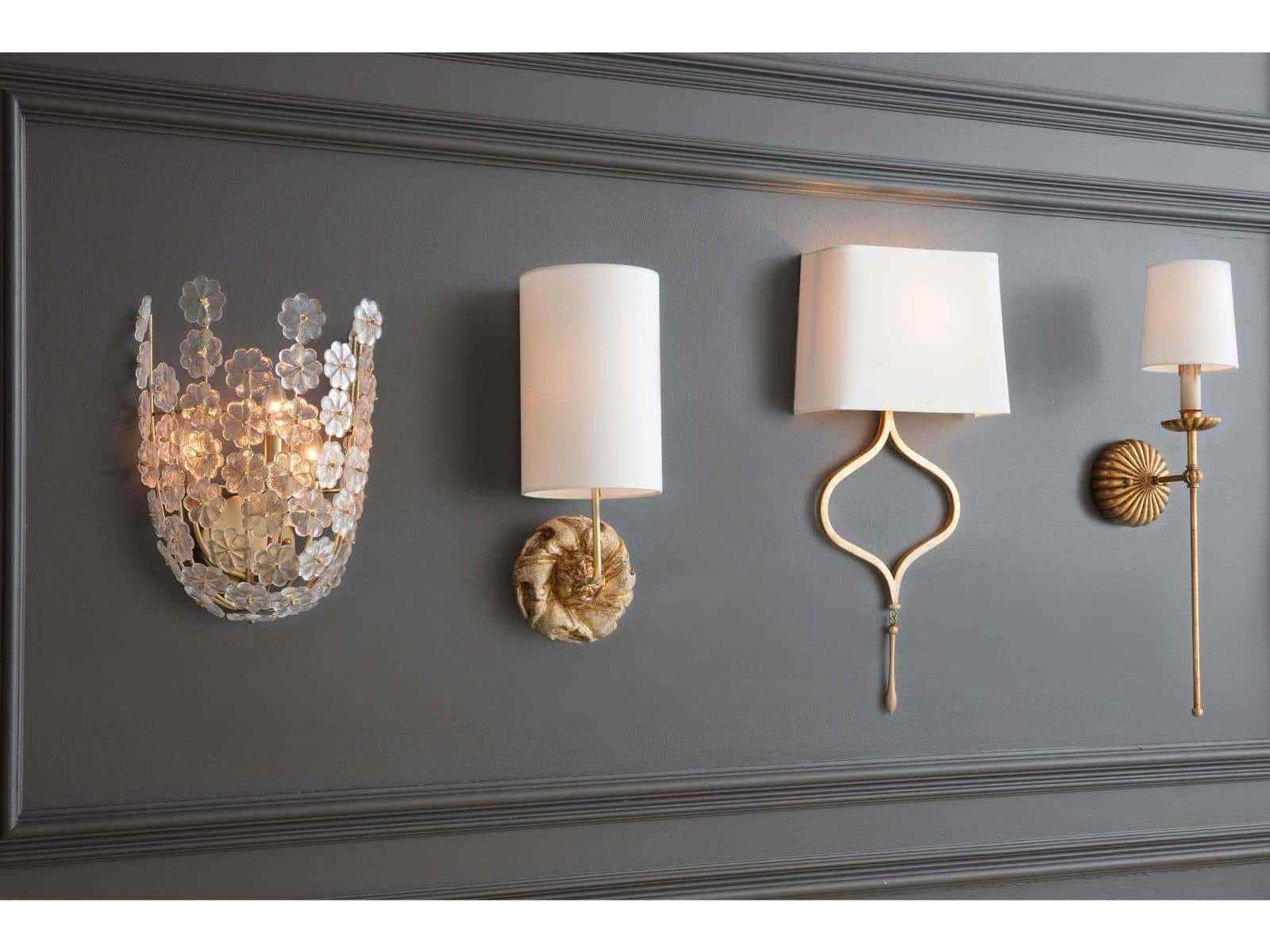 Regina Andrew Charlotte 3-Light Natural Brass Wall Sconce