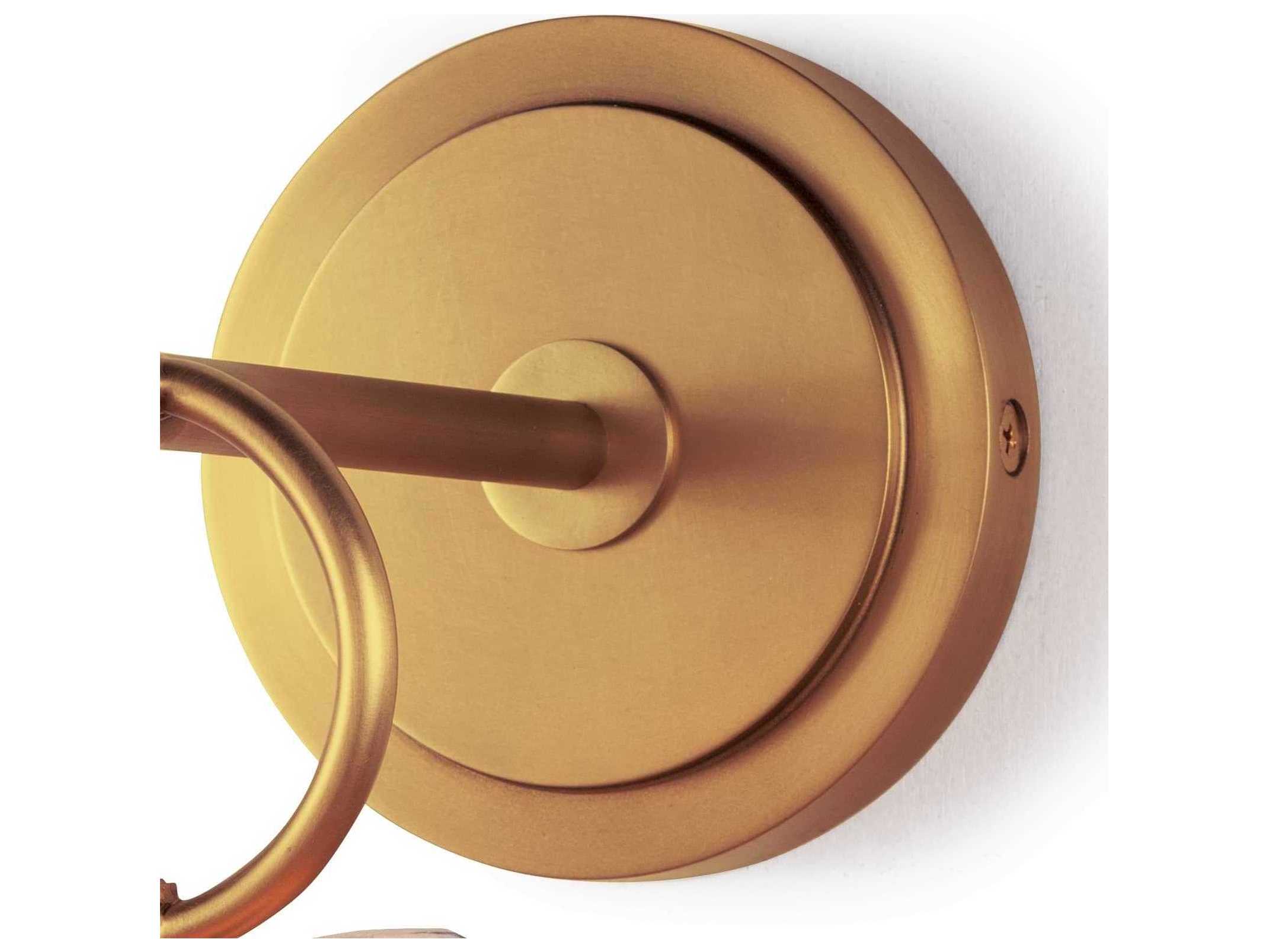 Regina Andrew Nantucket 1-Light Natural Brass Wall Sconce