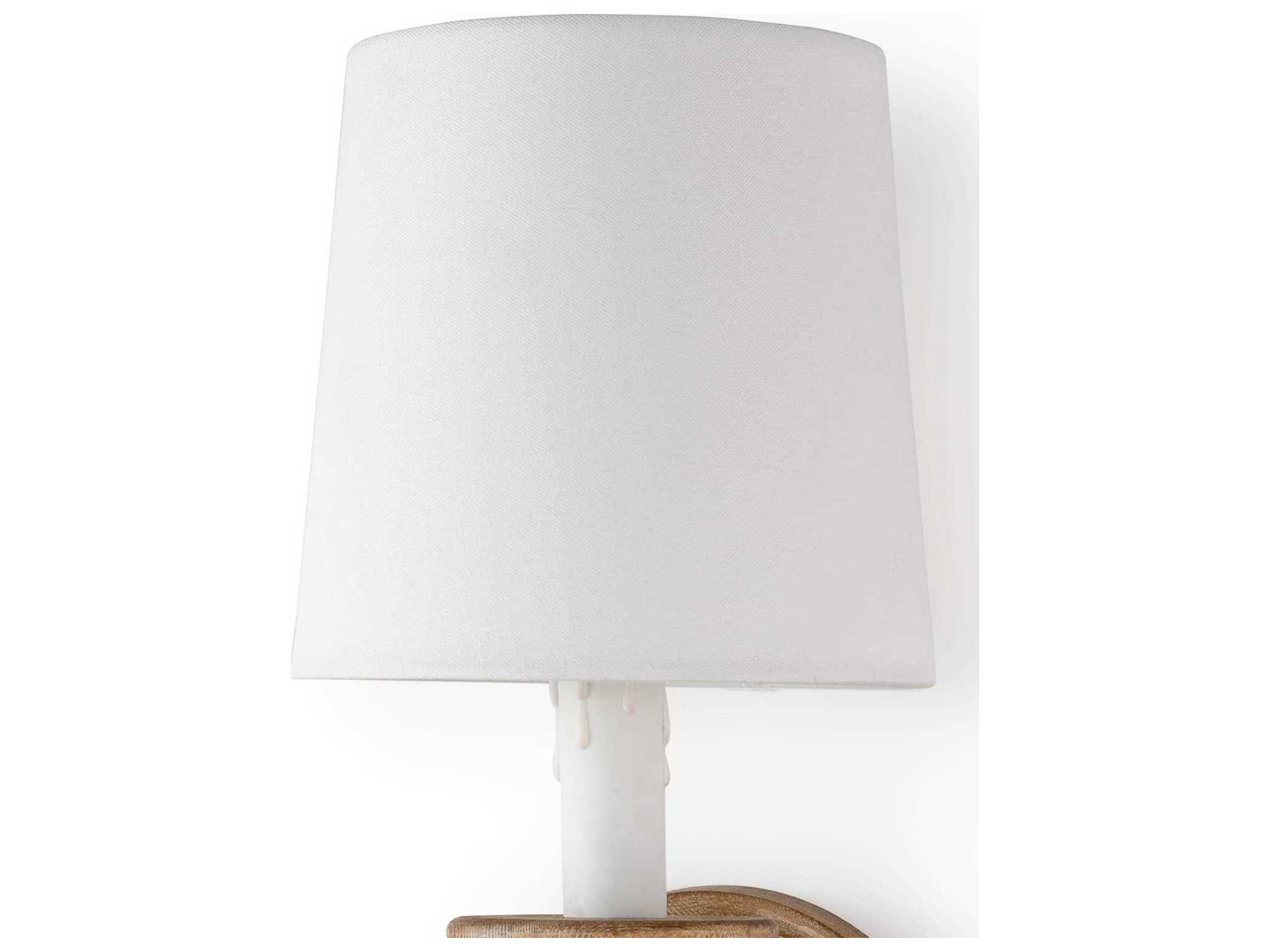 Regina Andrew 1-Light Natural Blackened Steel Brown Wall Sconce