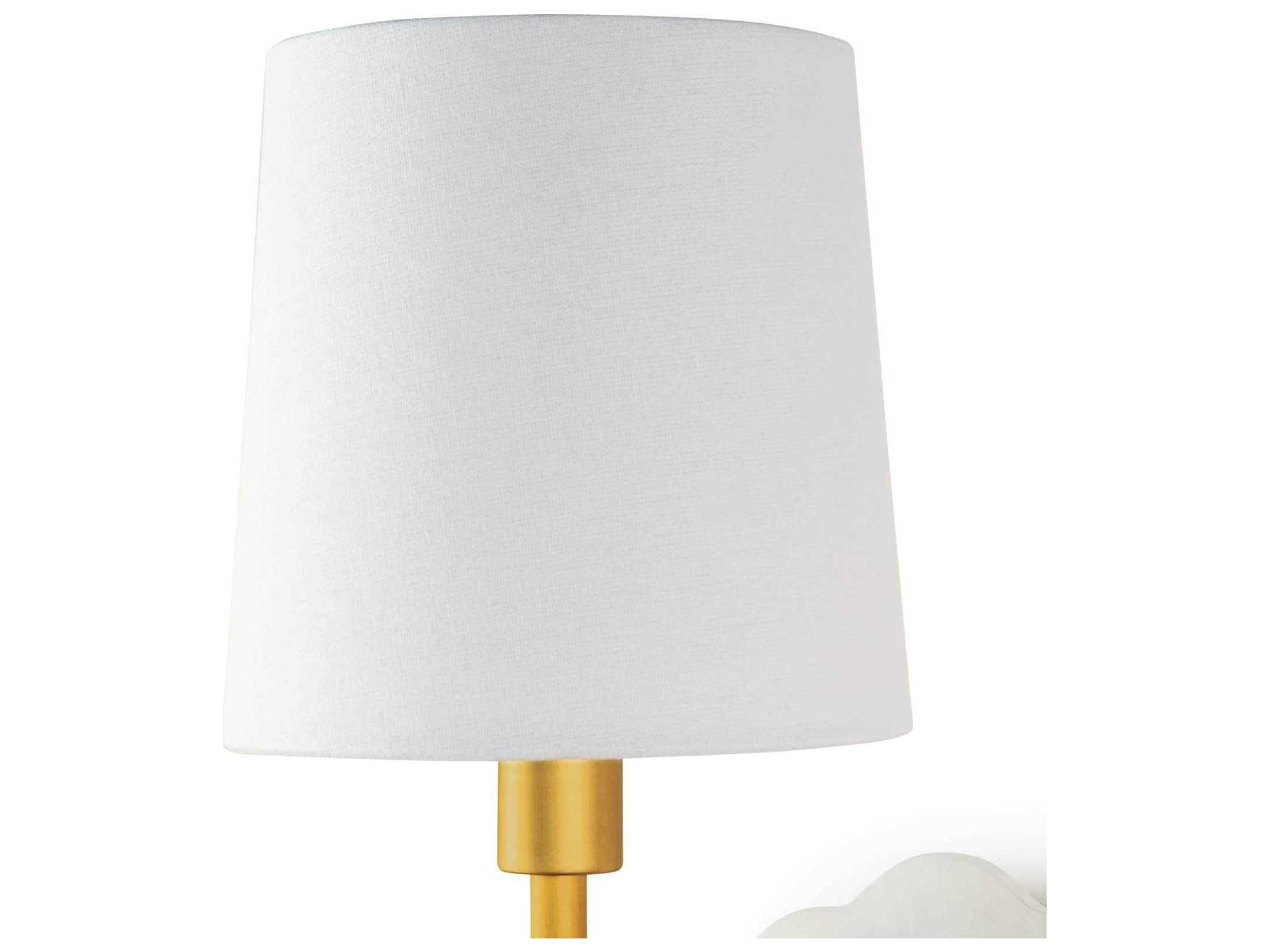 Regina Andrew 1-Light Natural Brass Wall Sconce