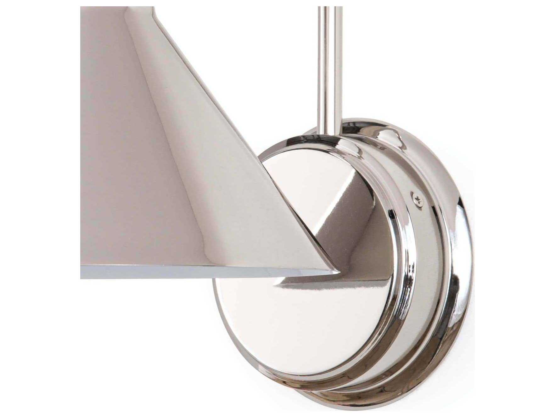 Regina Andrew Dublin 1-Light Polished Nickel Wall Sconce