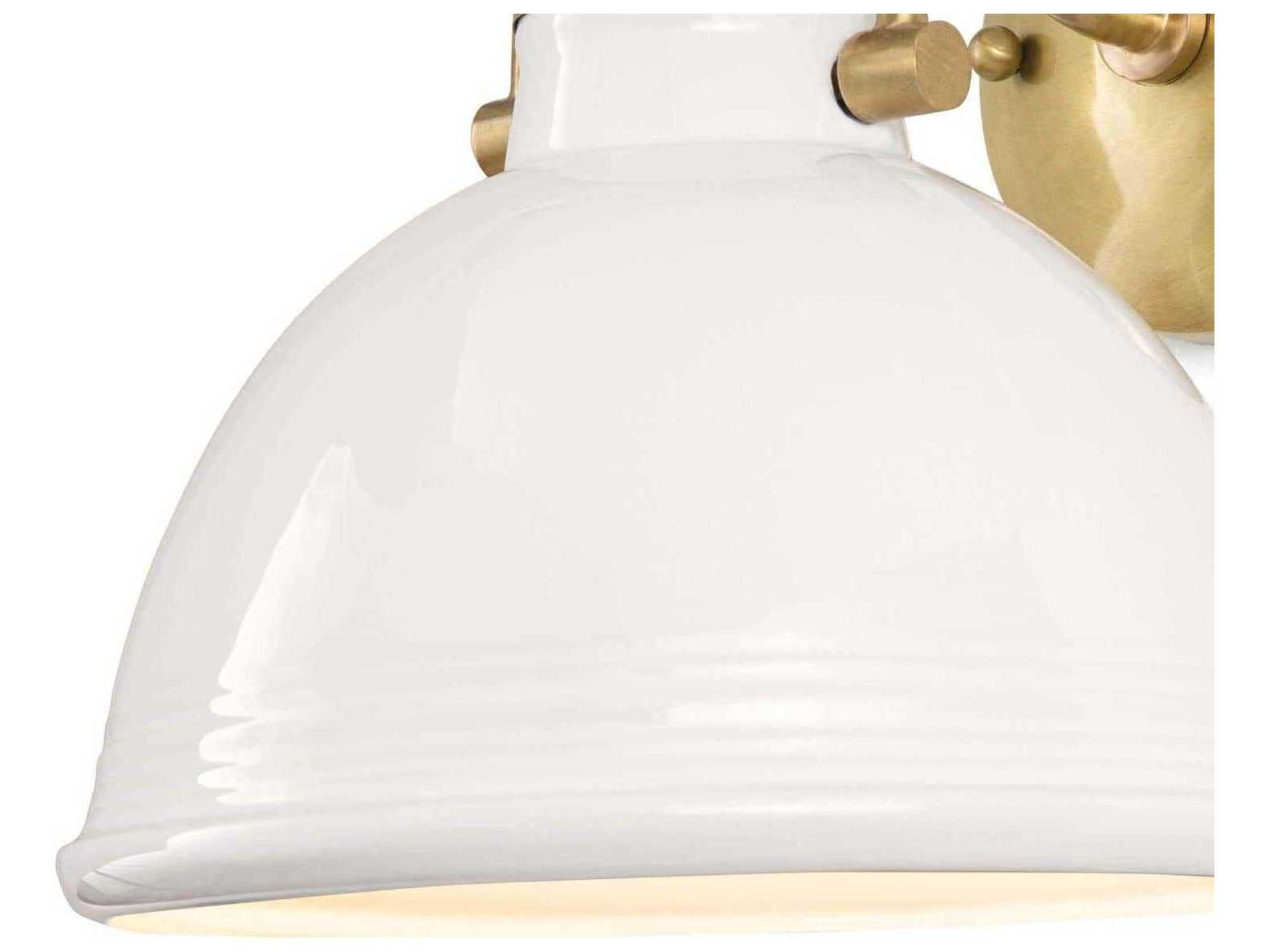 Regina Andrew Eloise 1-Light White Wall Sconce